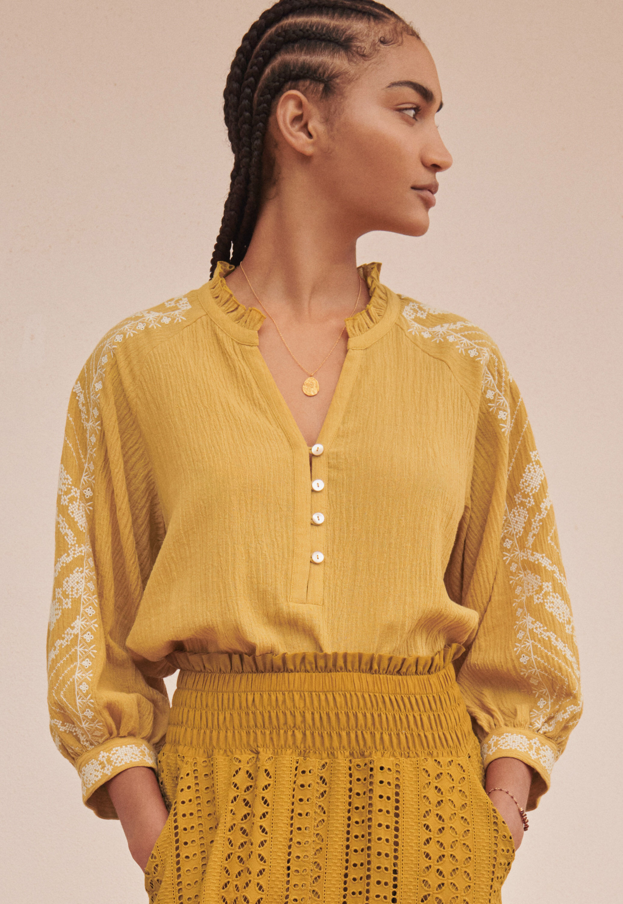 Embroidered blouse
