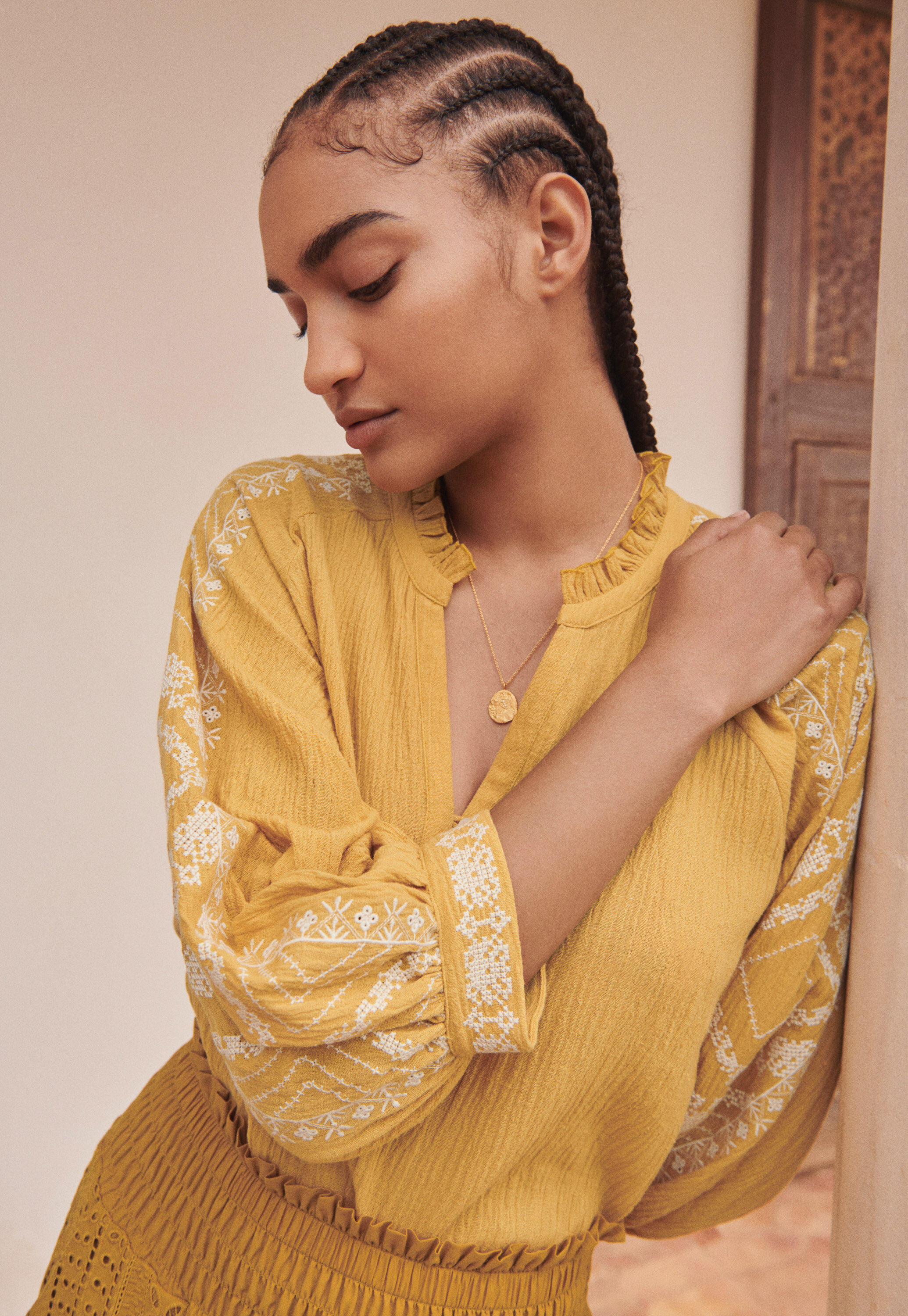 Embroidered blouse