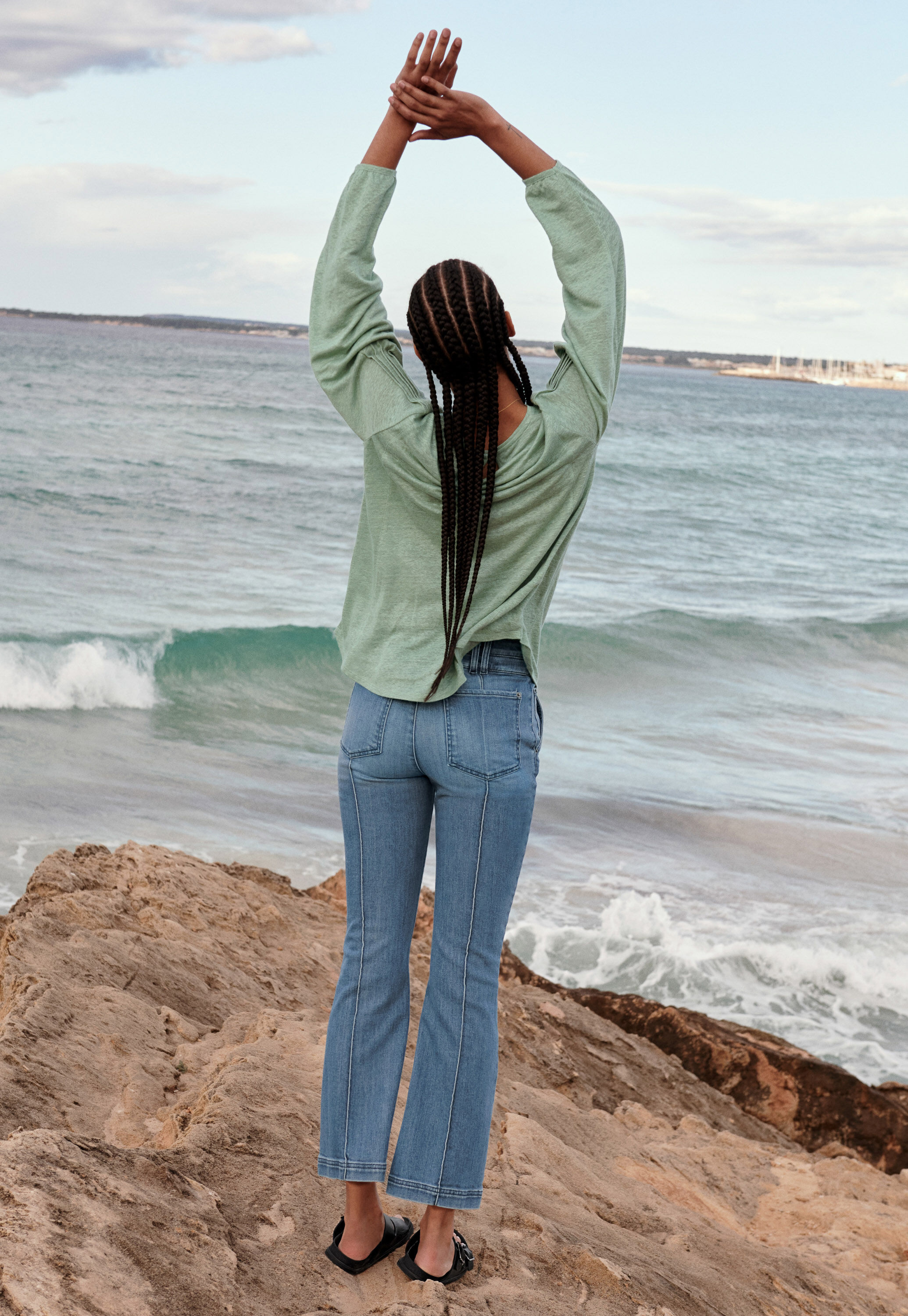 Kick-flare jeans