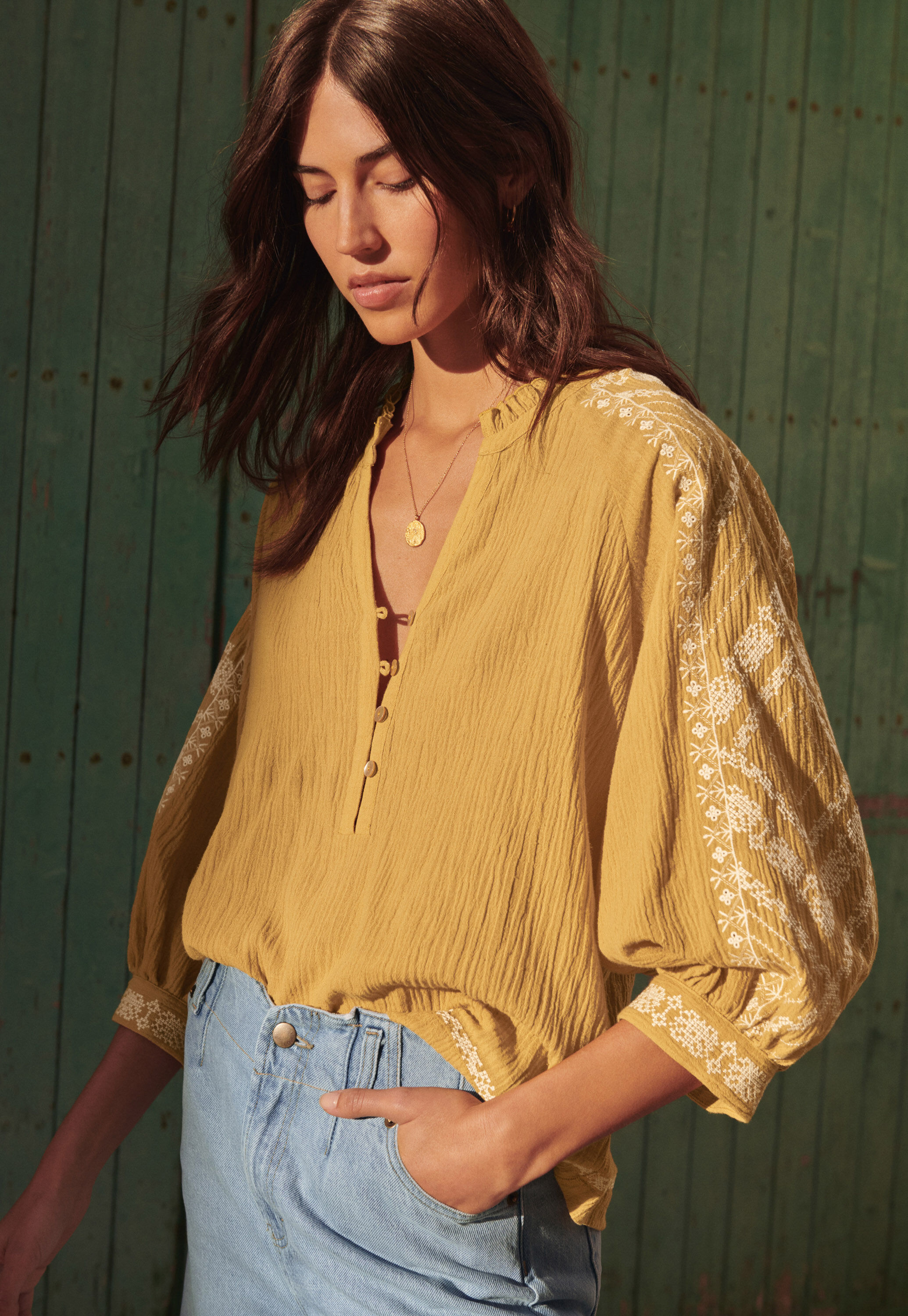 Embroidered blouse