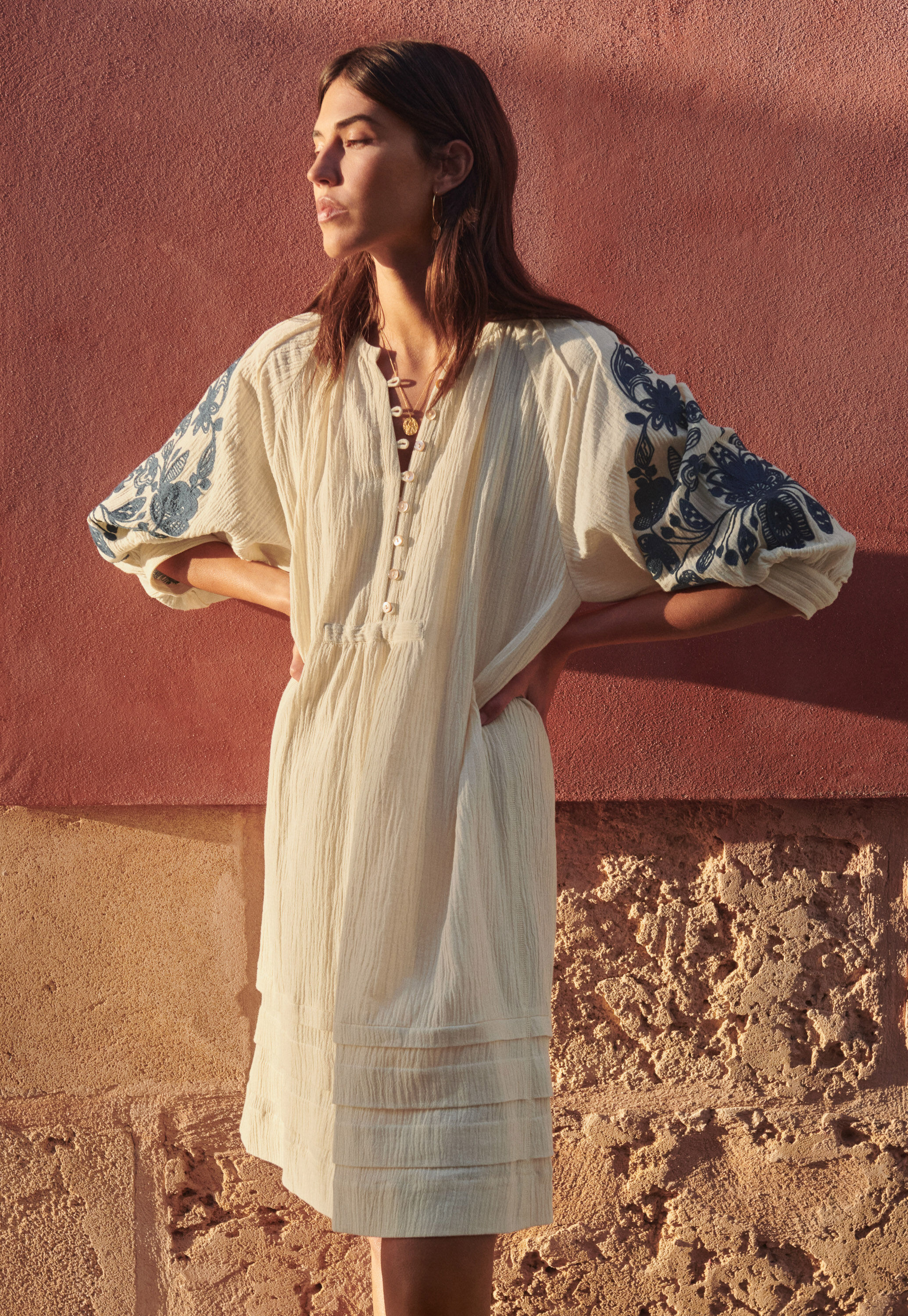 Pintuck blouse