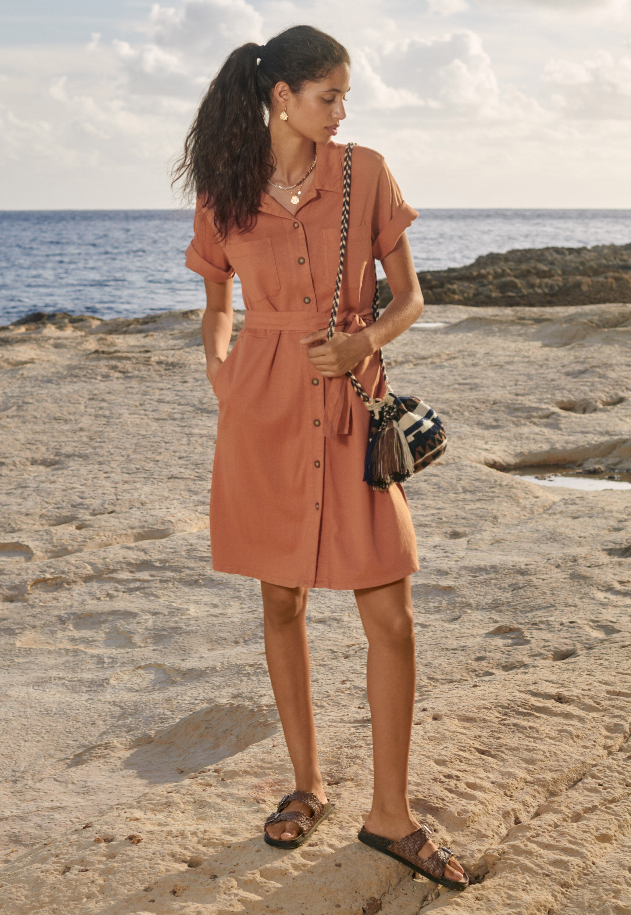 Pintuck blouse