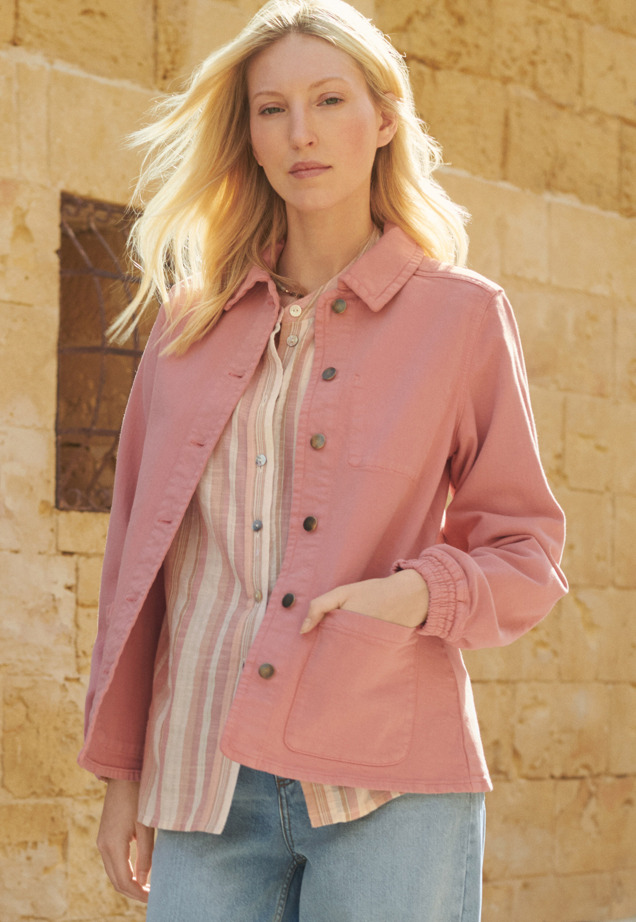 Pintuck blouse