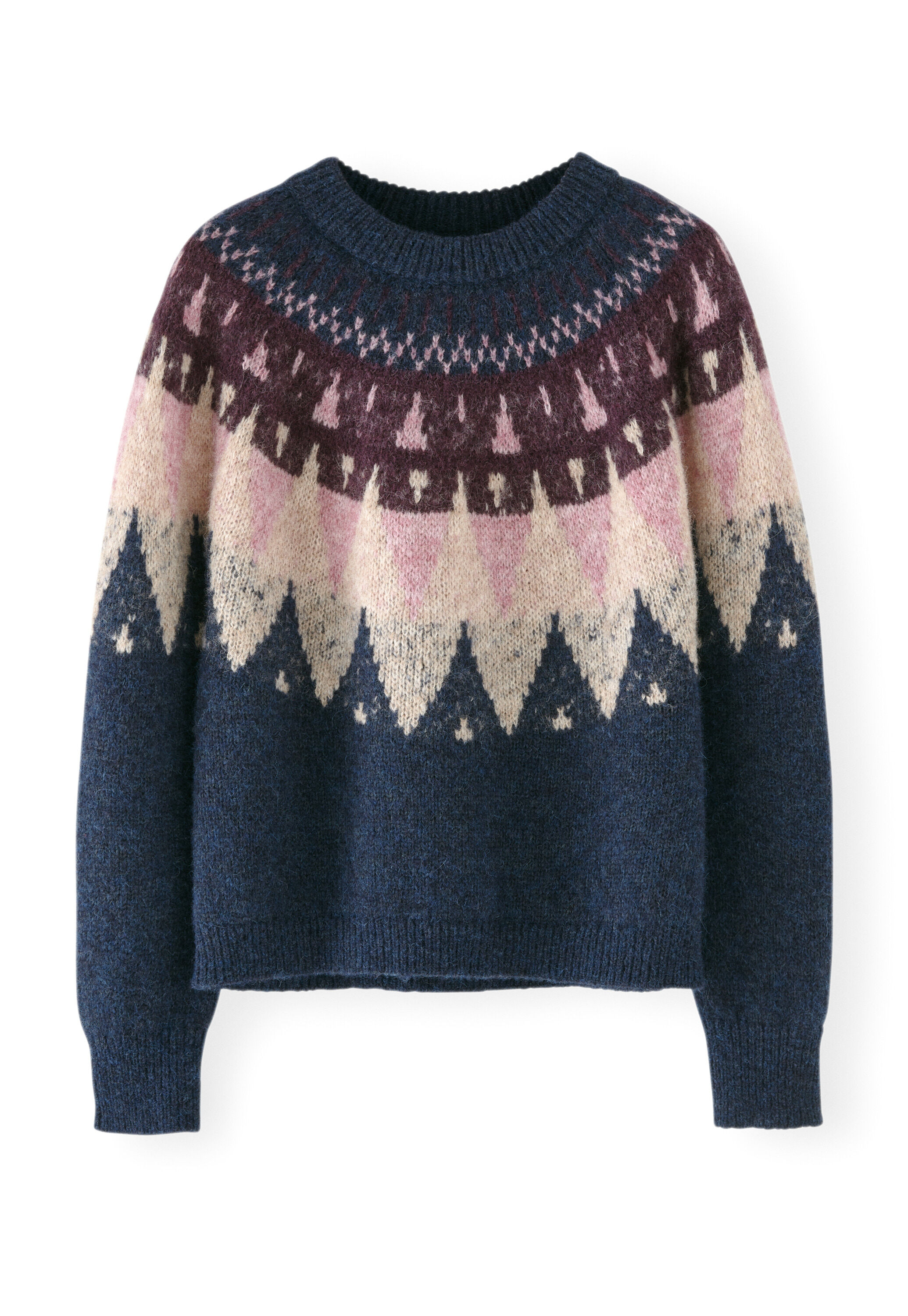 Yoke-detail sweater