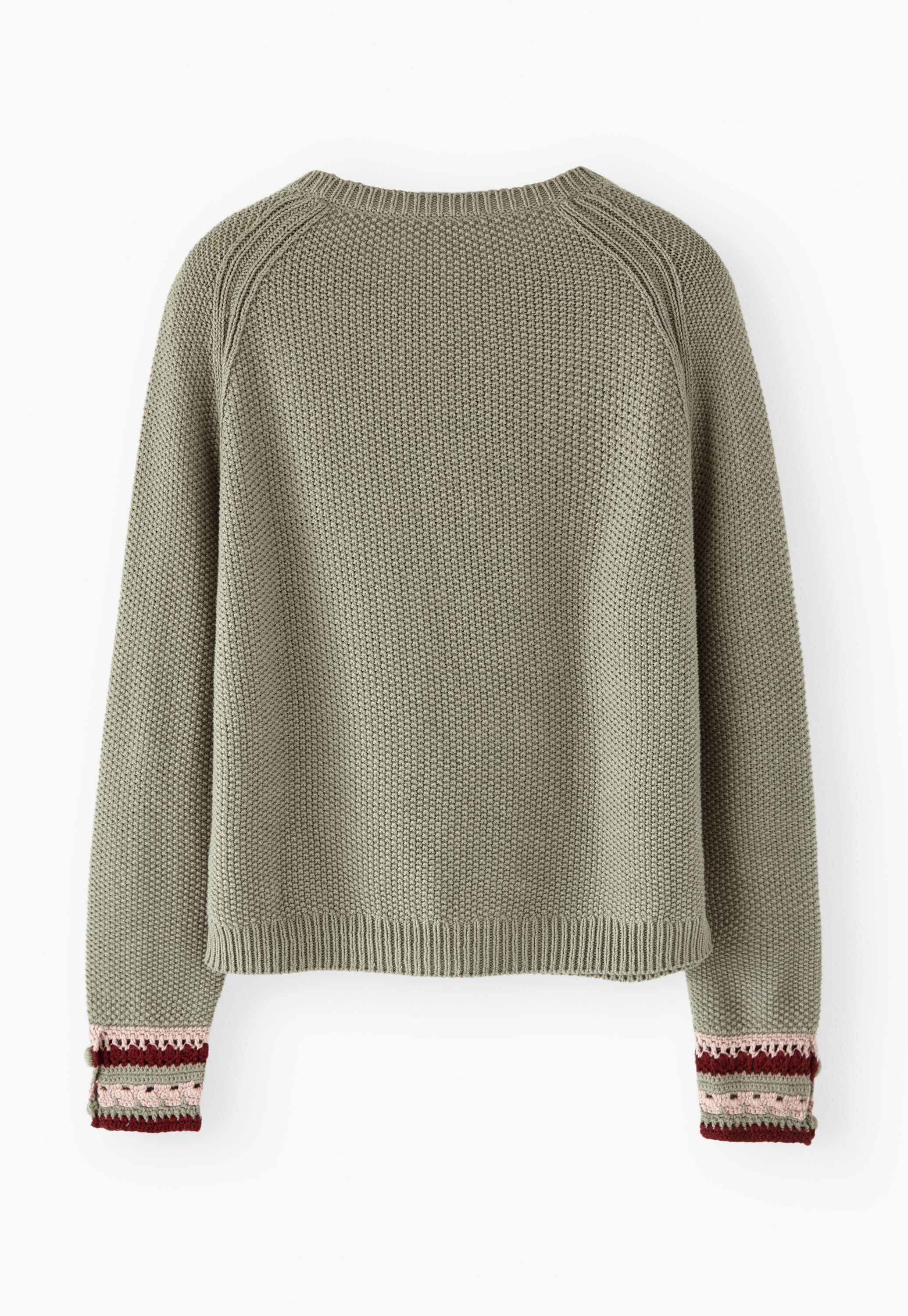 Crochet-detail sweater