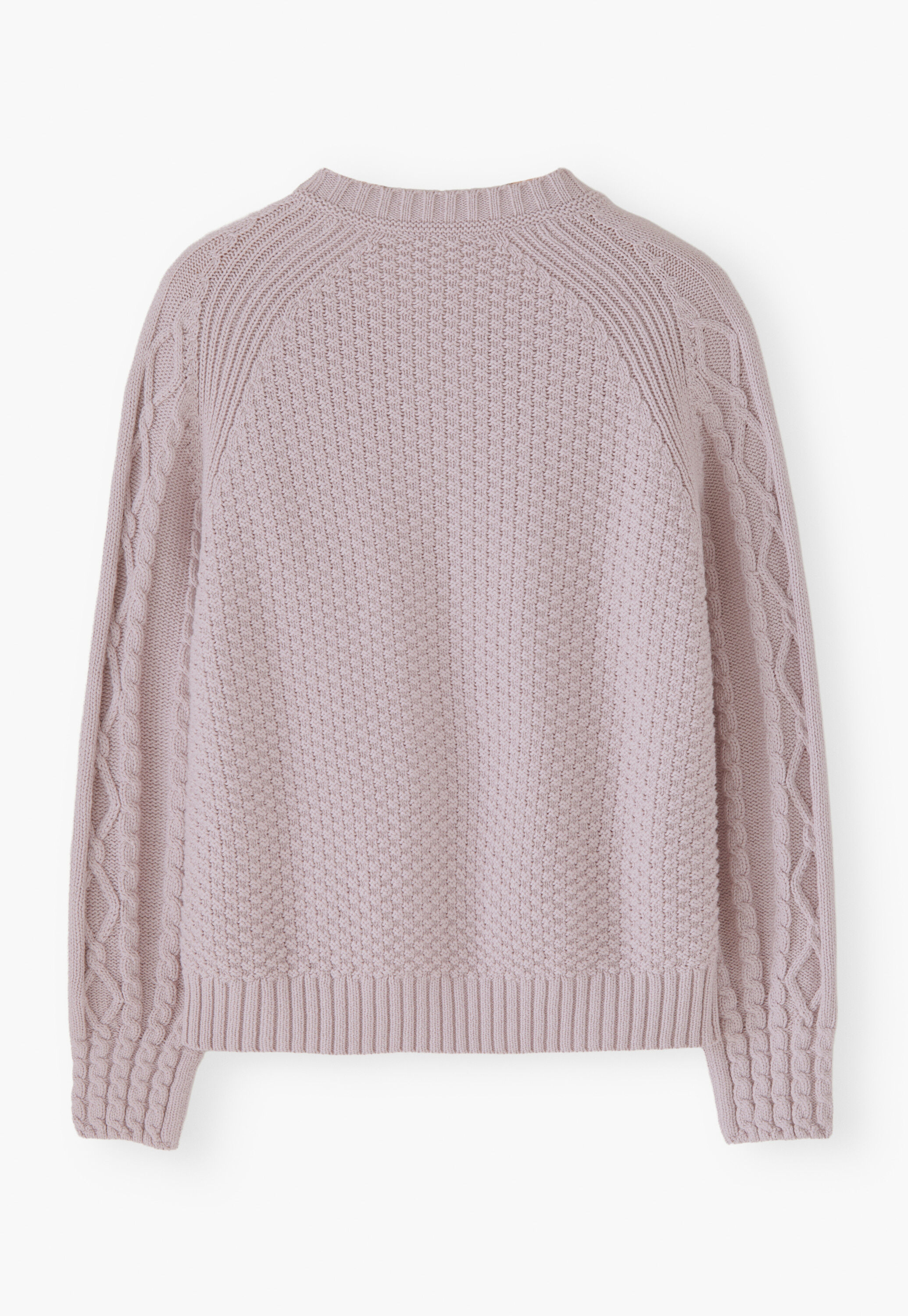 Cable-stitch cardigan
