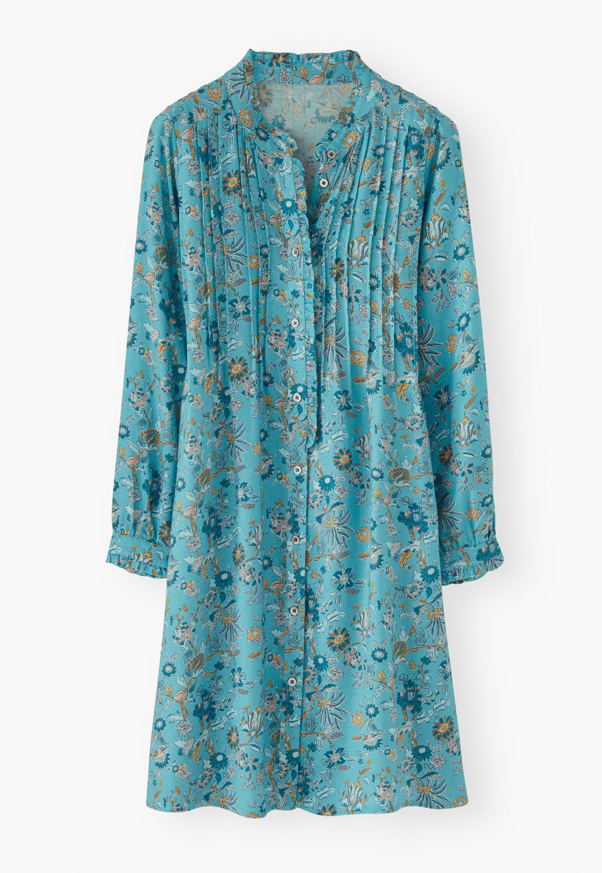 Printed shirtdress