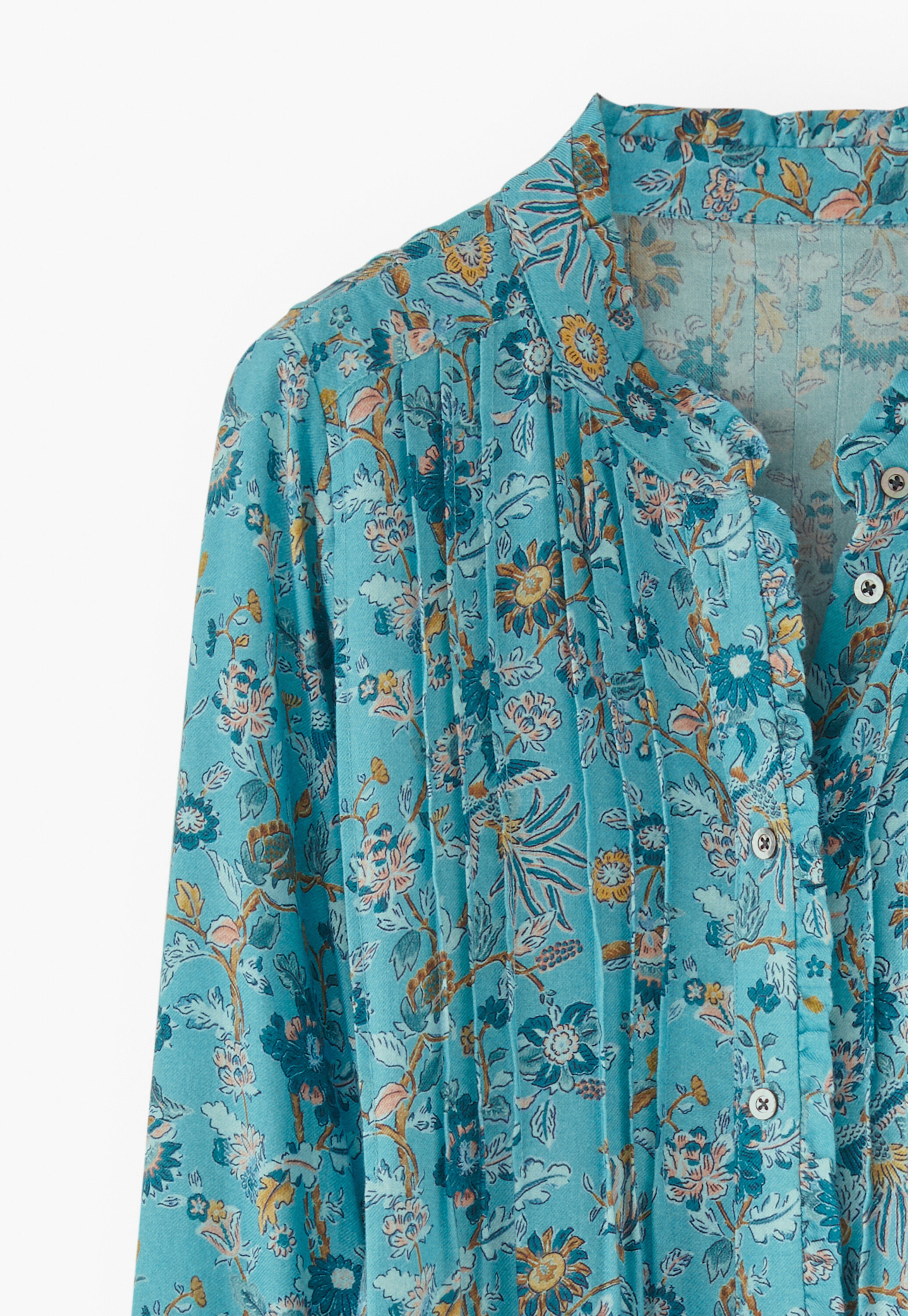 Printed shirtdress