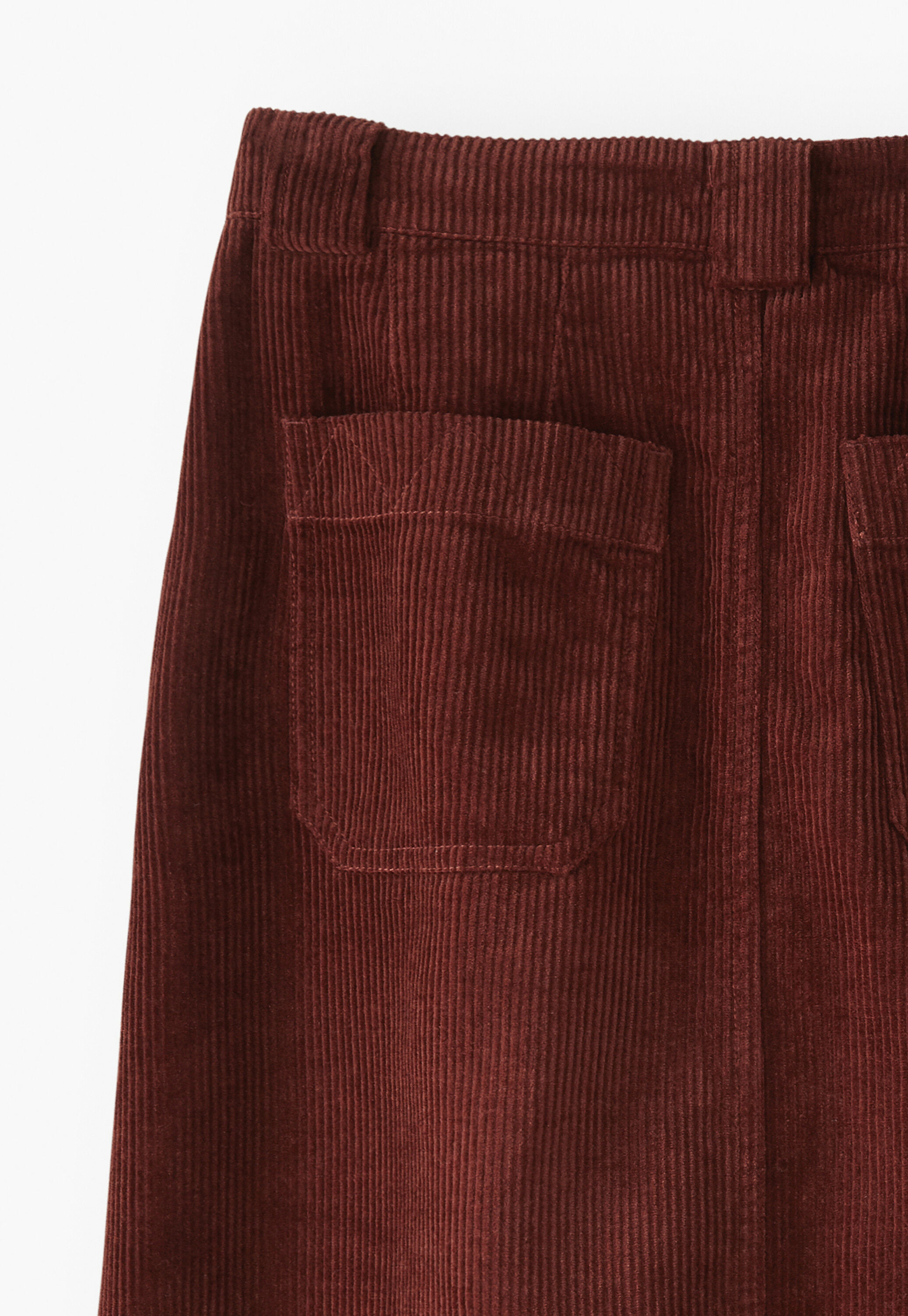 Button-front skirt