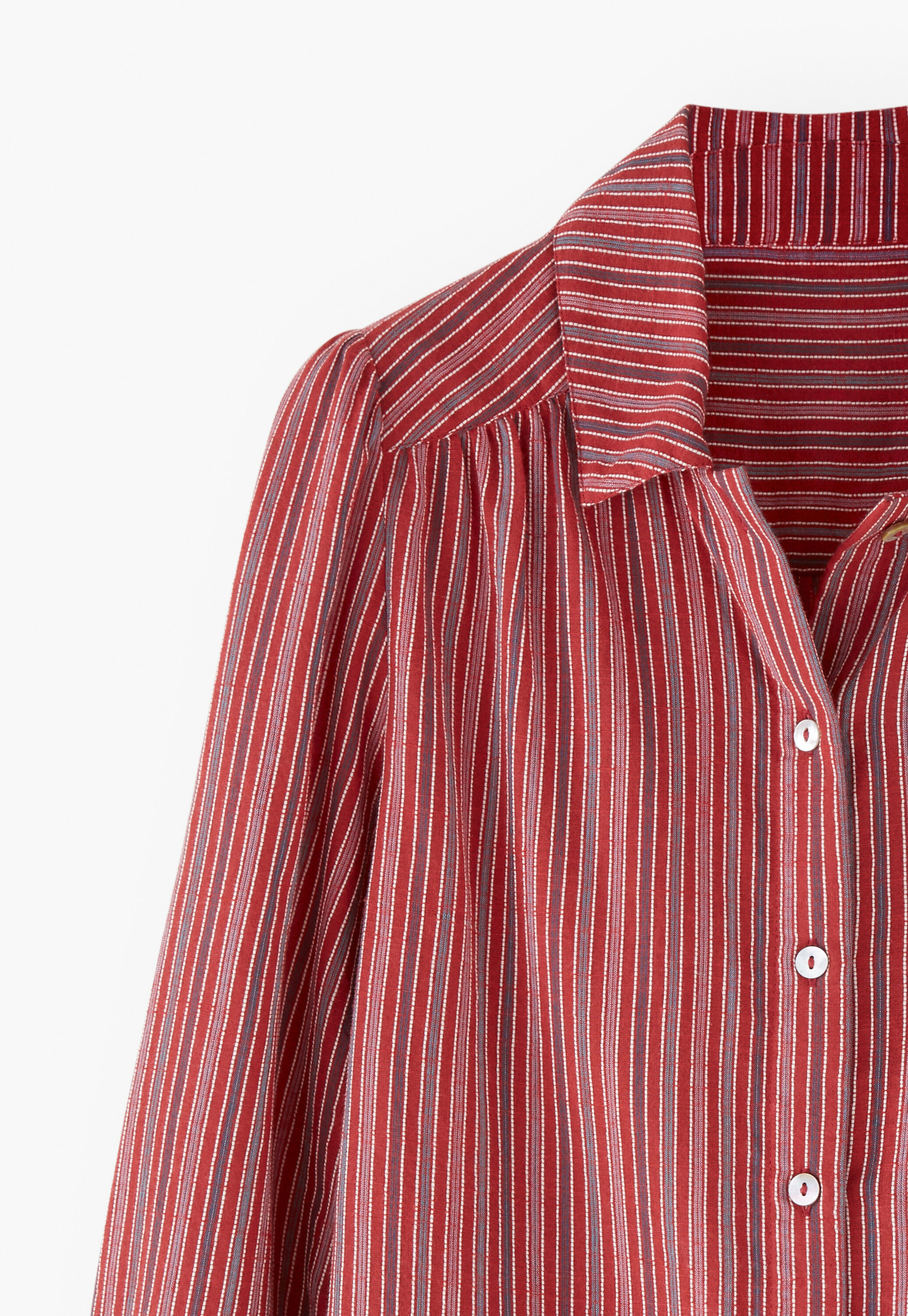 Striped blouse, Ruby, large