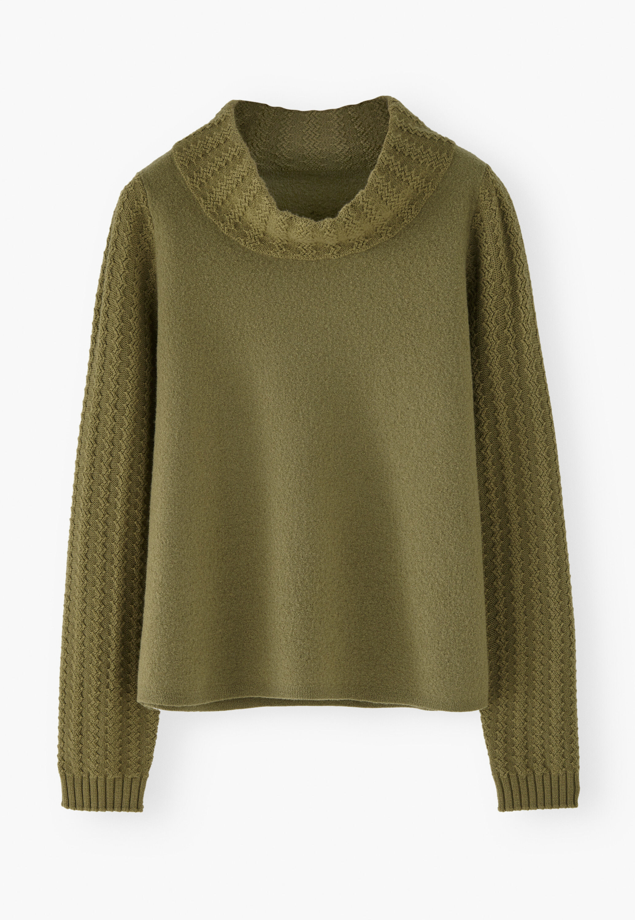 Stitch-detail sweater