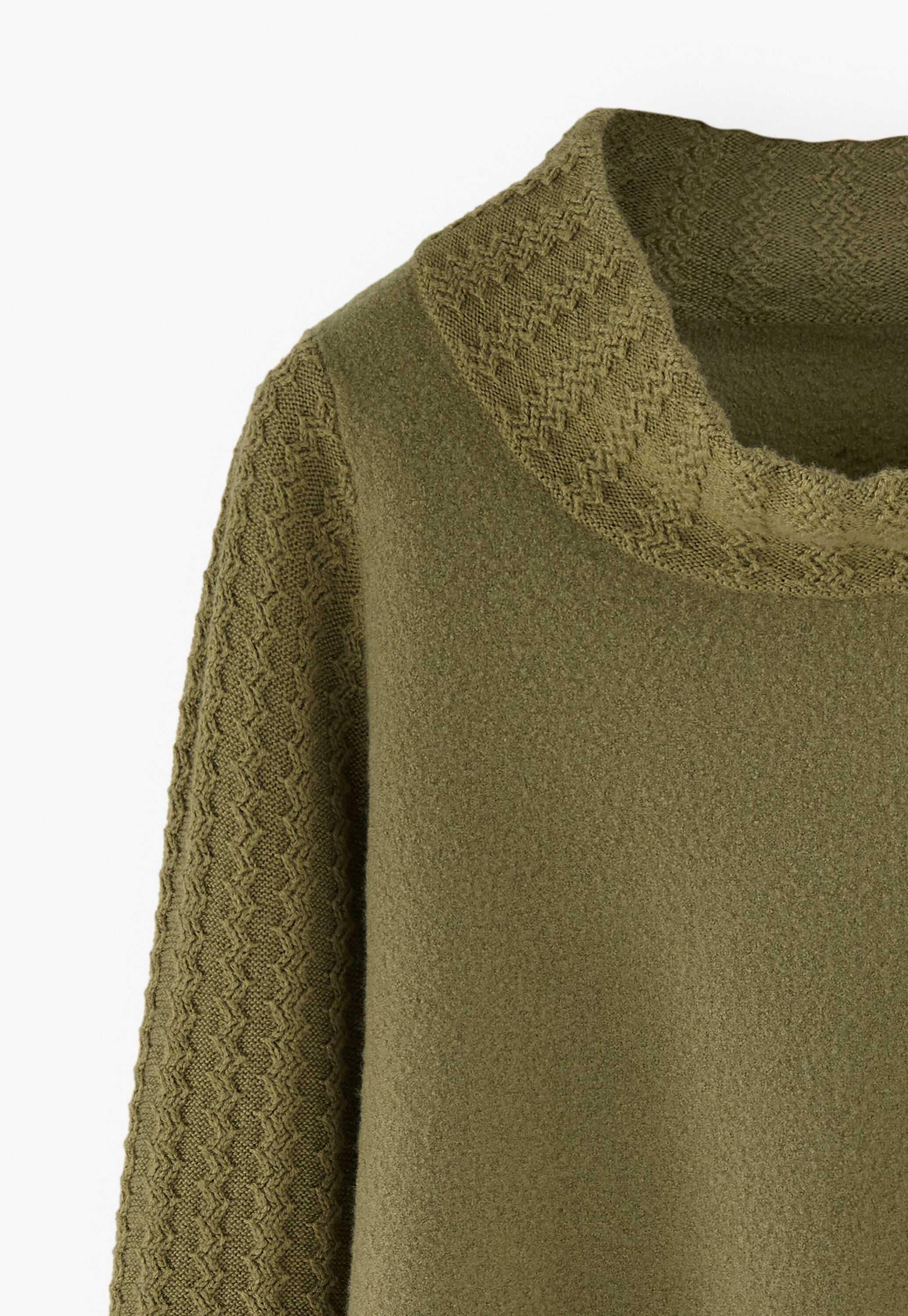 Stitch-detail sweater