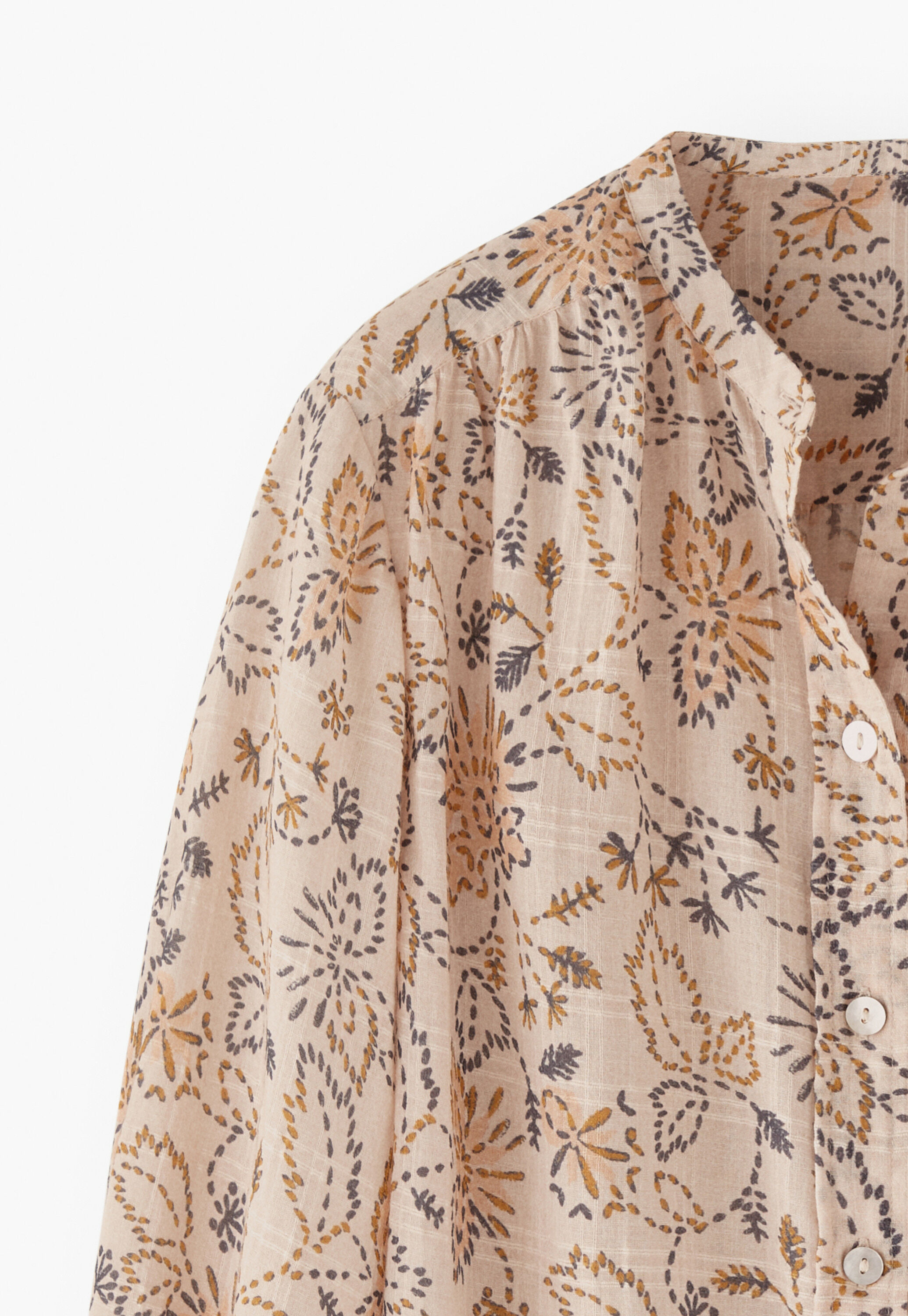 Printed boyfriend shirt