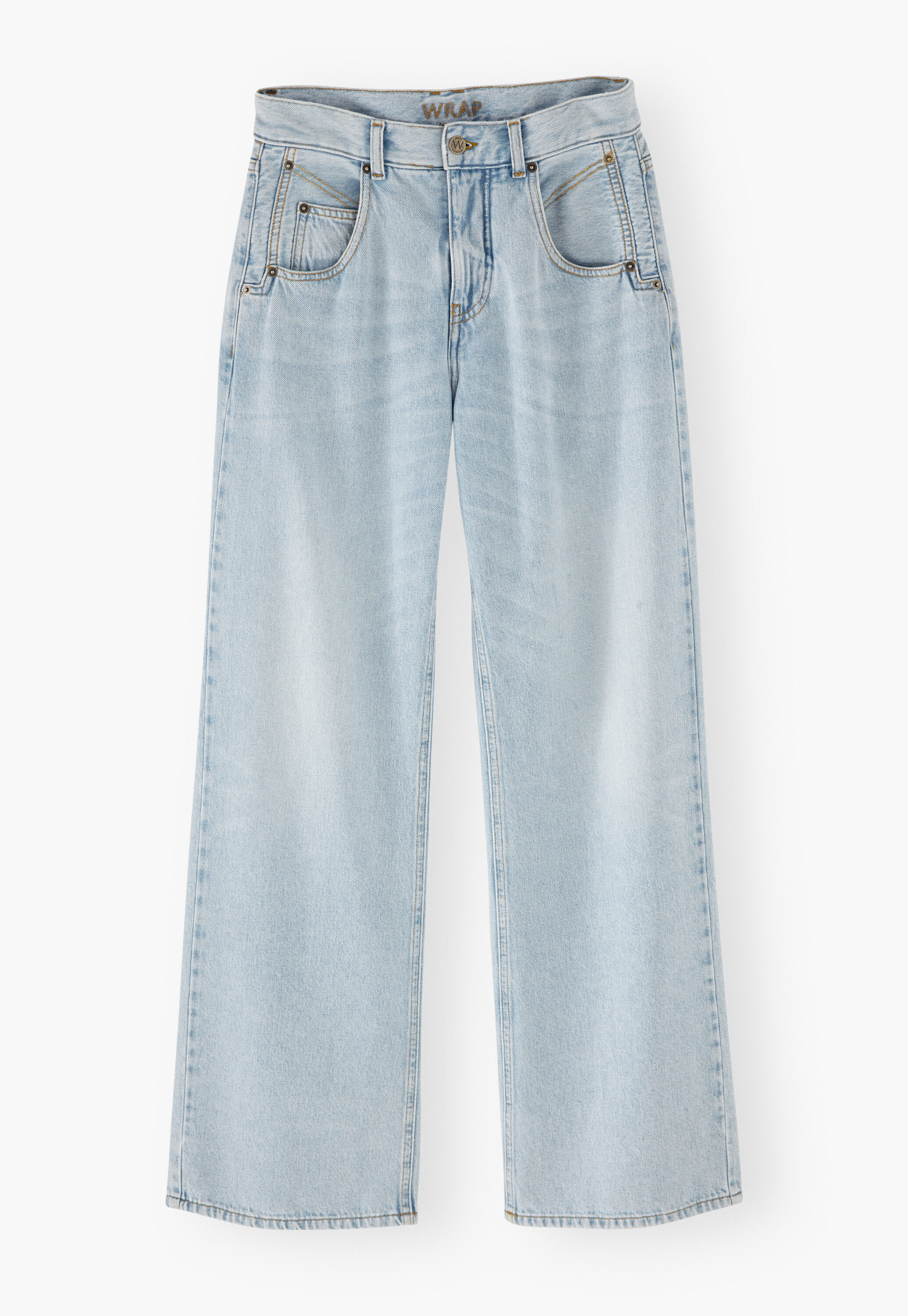 Straight-leg jean, Pale wash, large