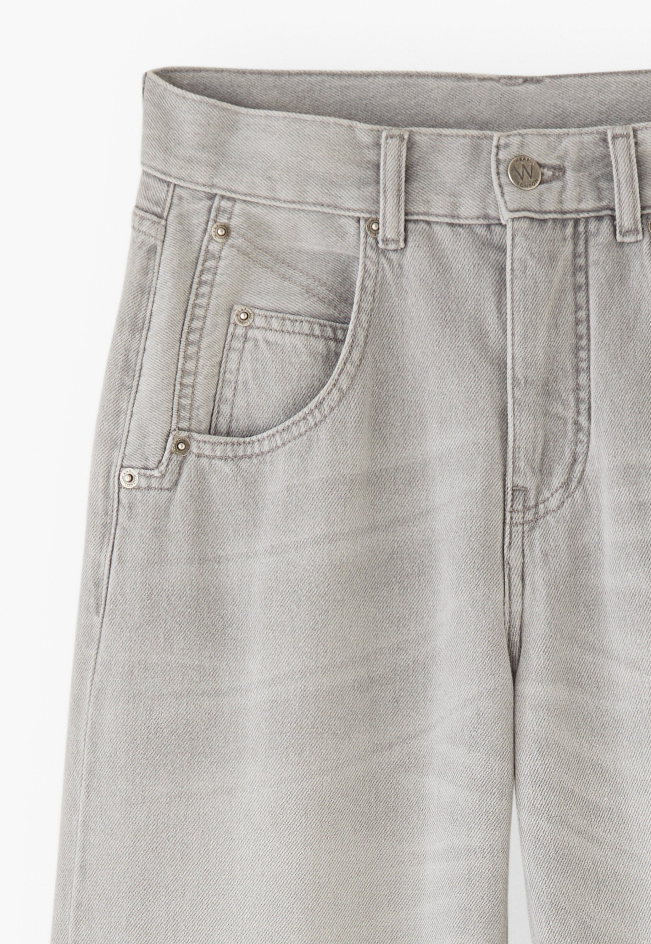 Straight-leg jean, Grey, large