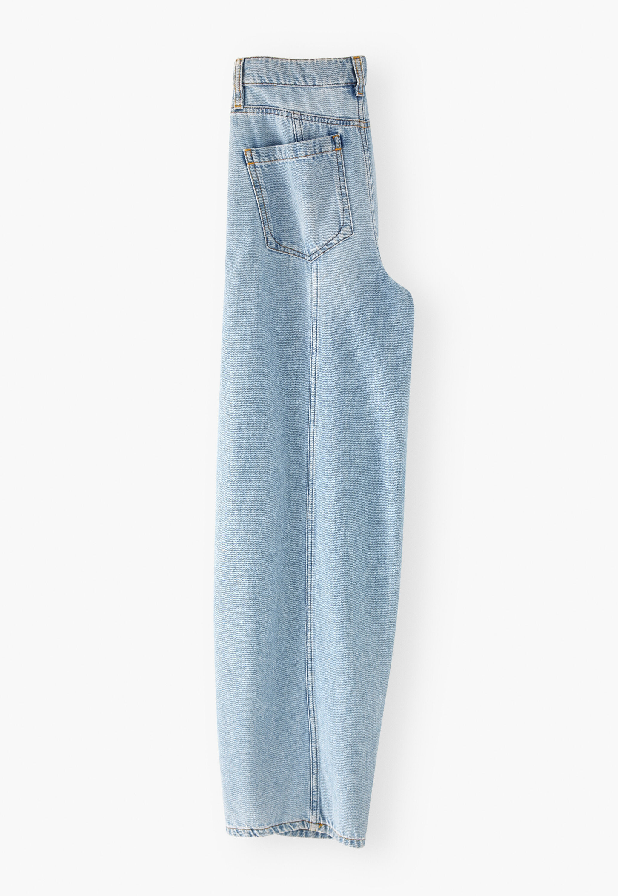 Seam-detailed jeans, Pale wash, large