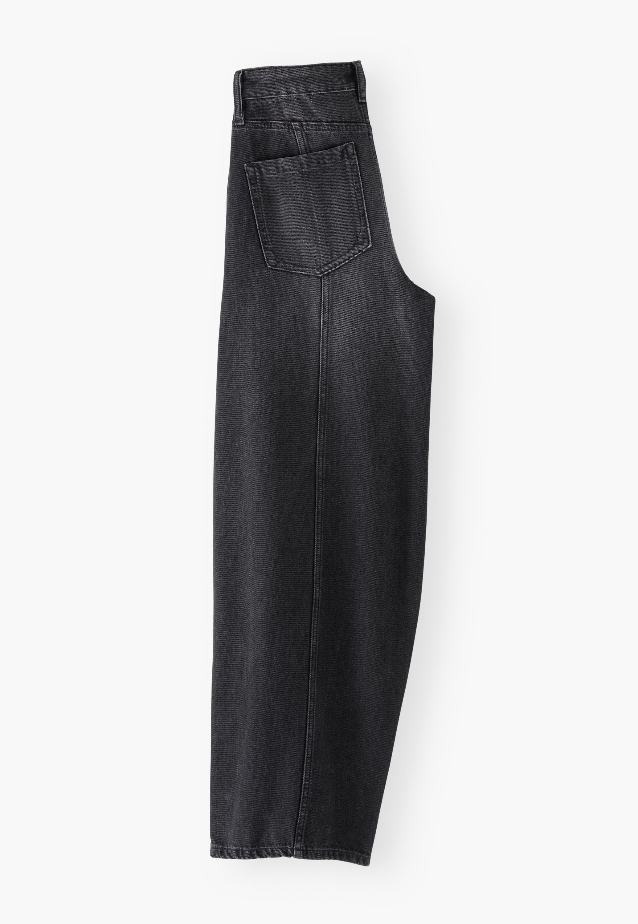 Seam-detailed jeans, Black, large