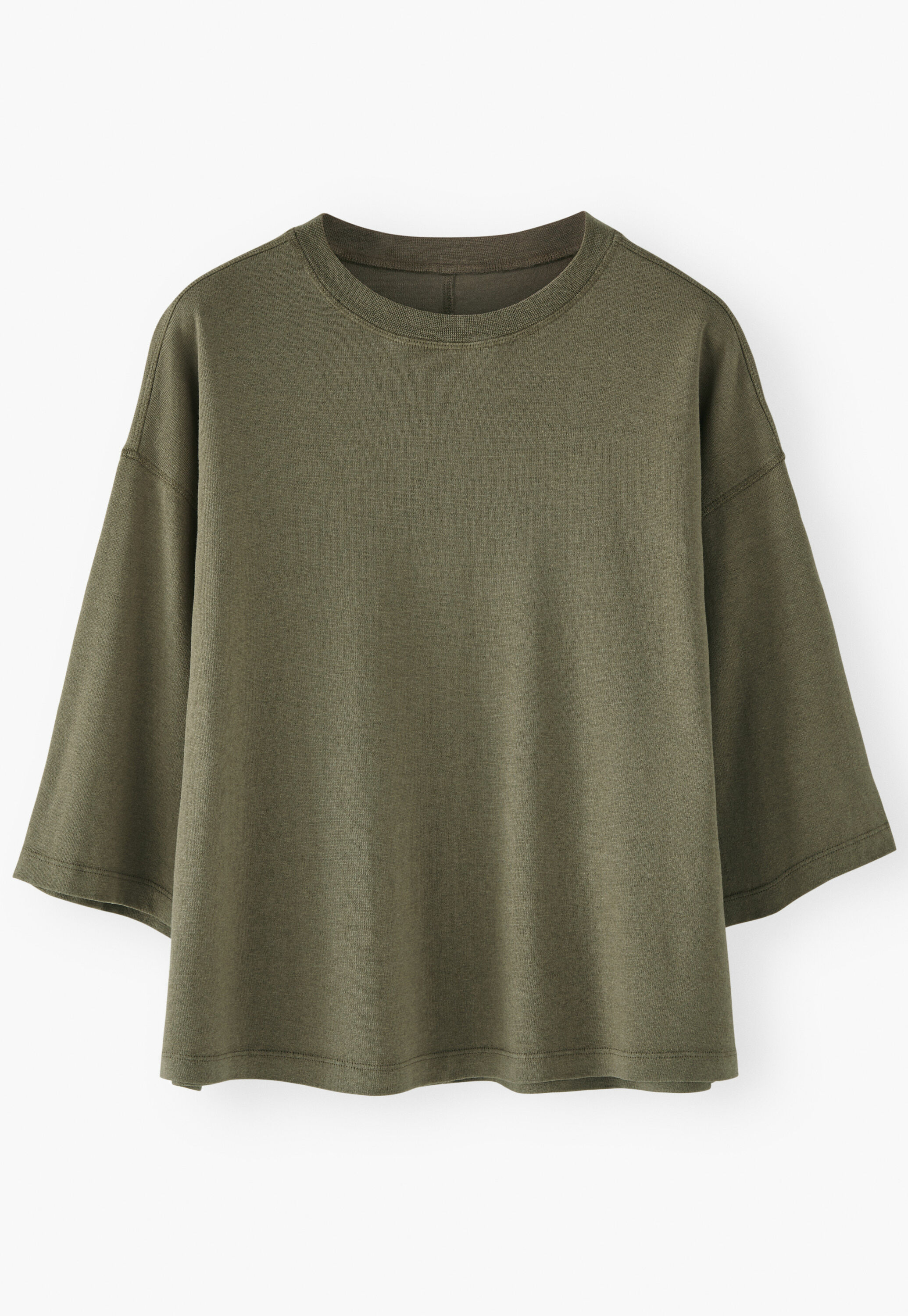 Drop-shoulder top