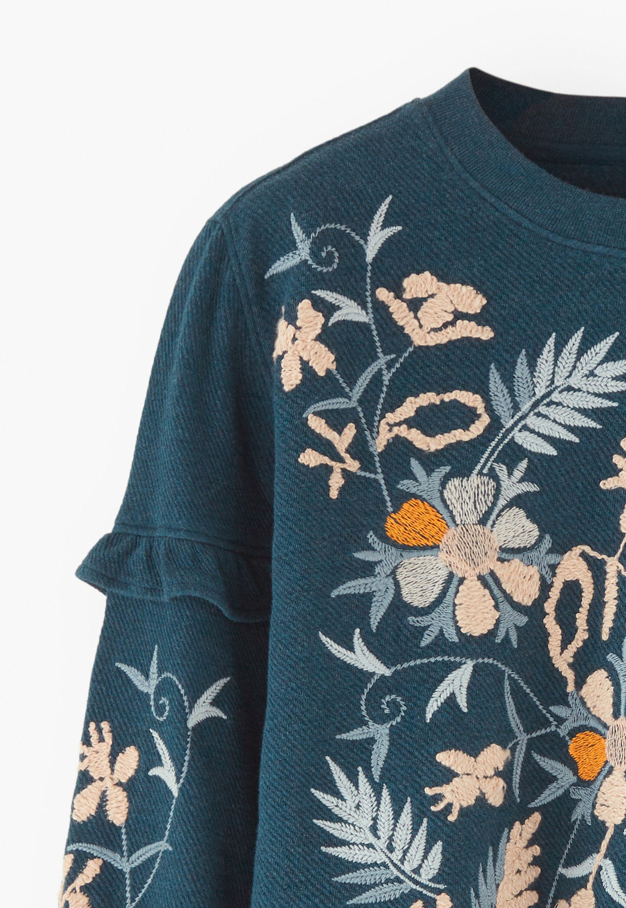 Embroidered sweatshirt