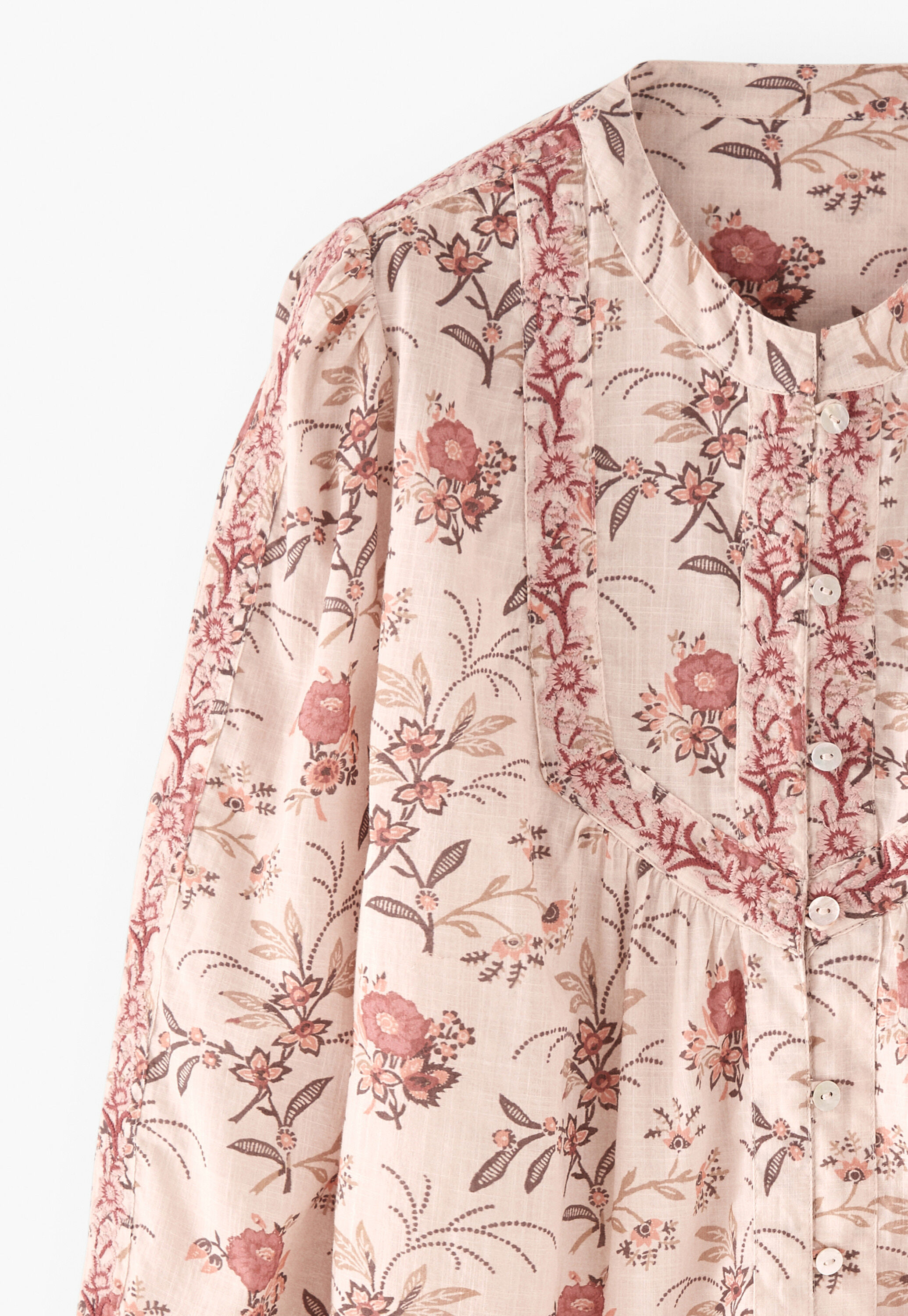 Printed maxi-skirt