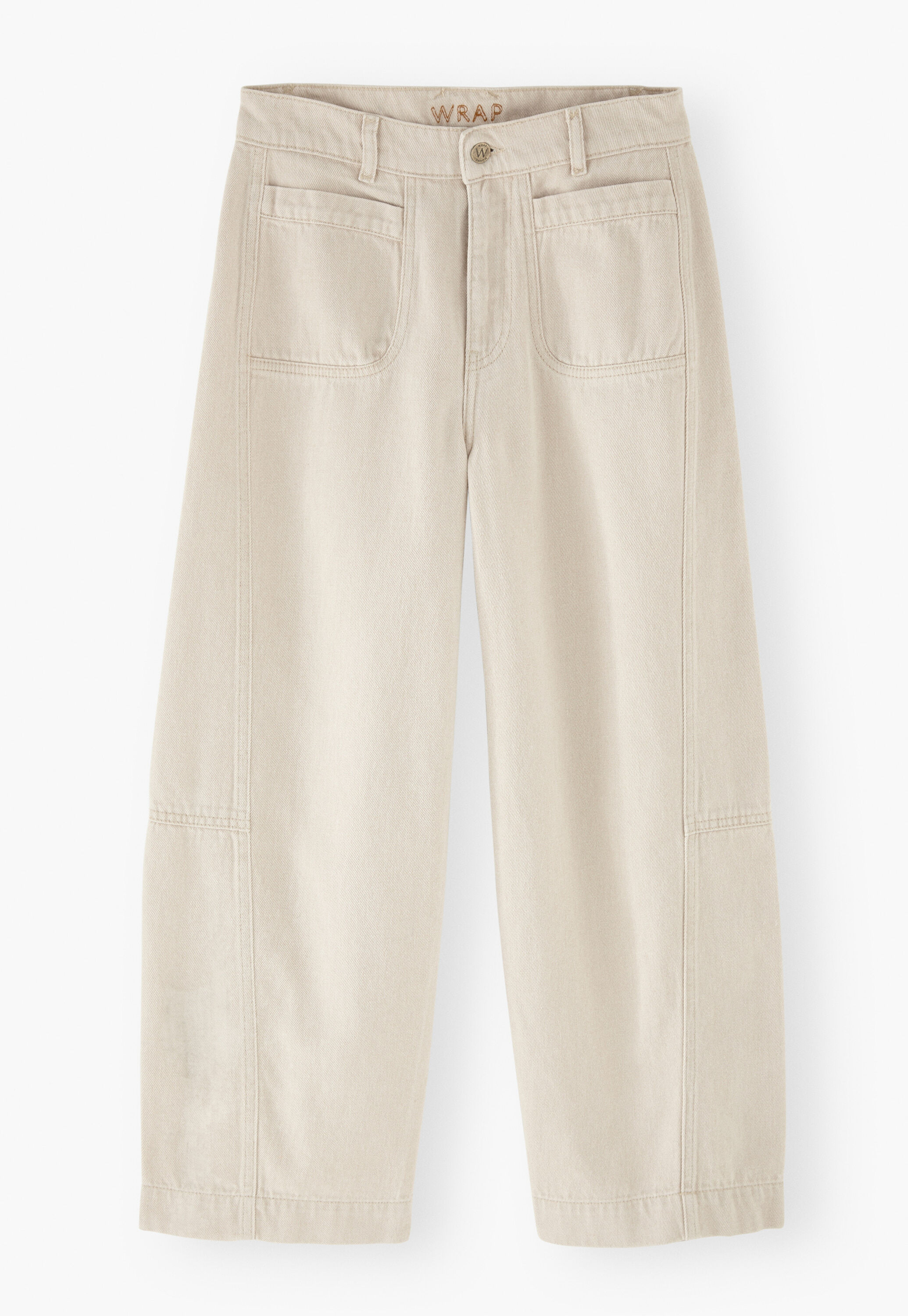 Cropped coloured jeans