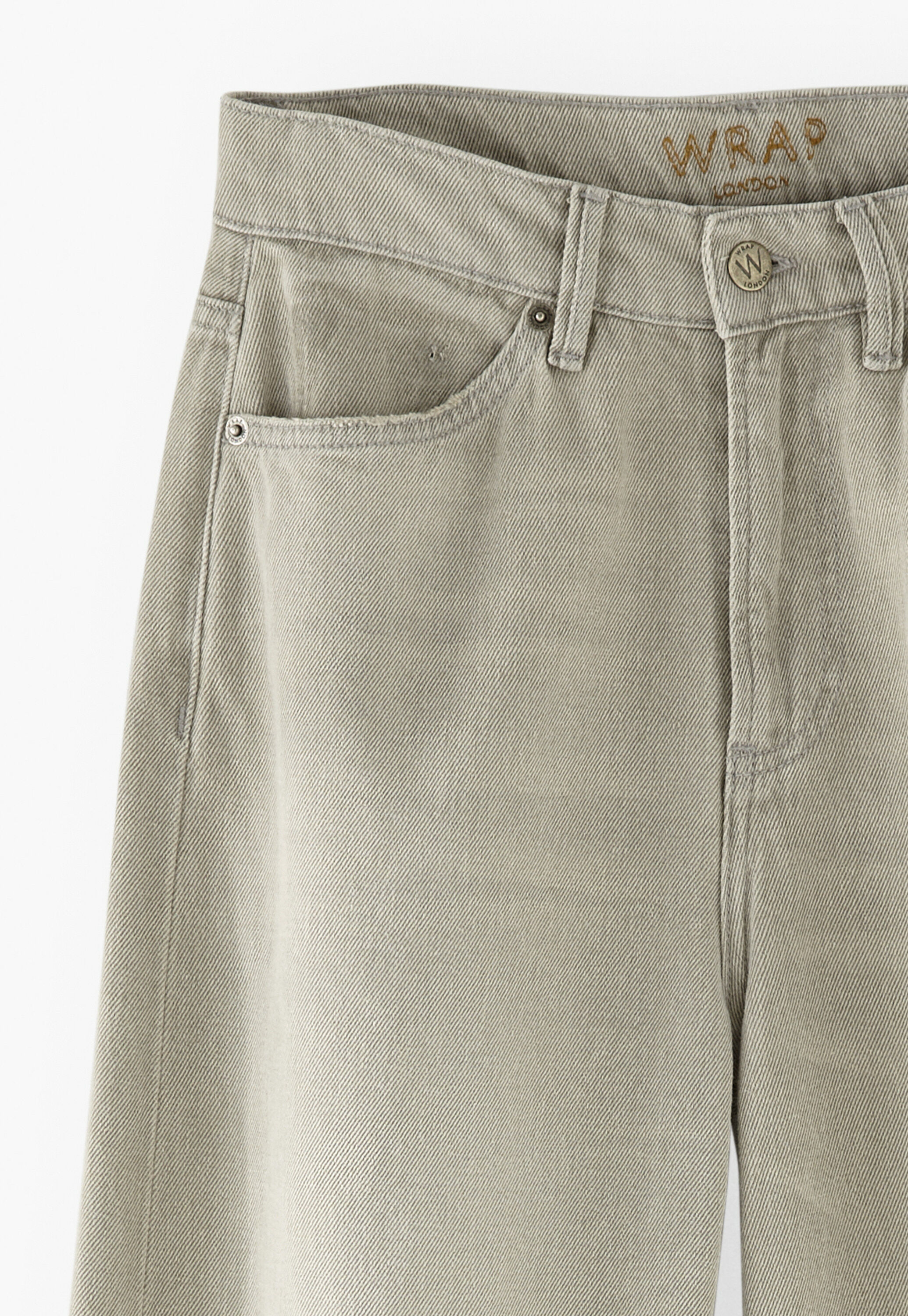 Mid-rise wide-leg jeans