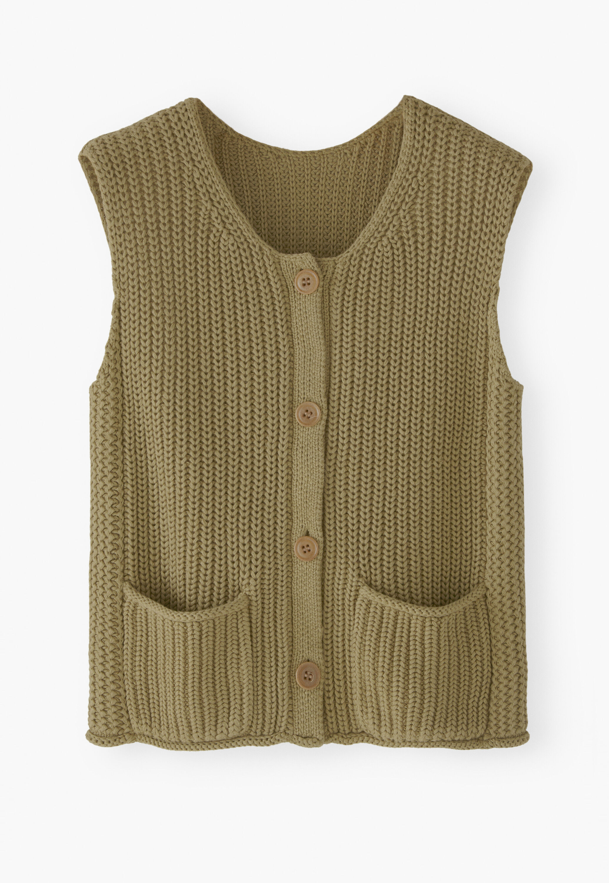 Sleeveless cardigan