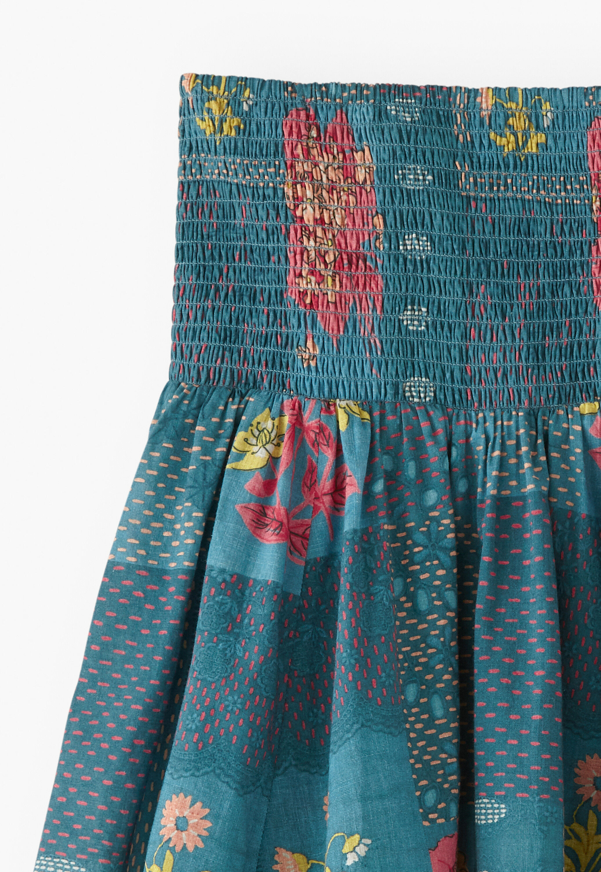 Printed maxi-skirt