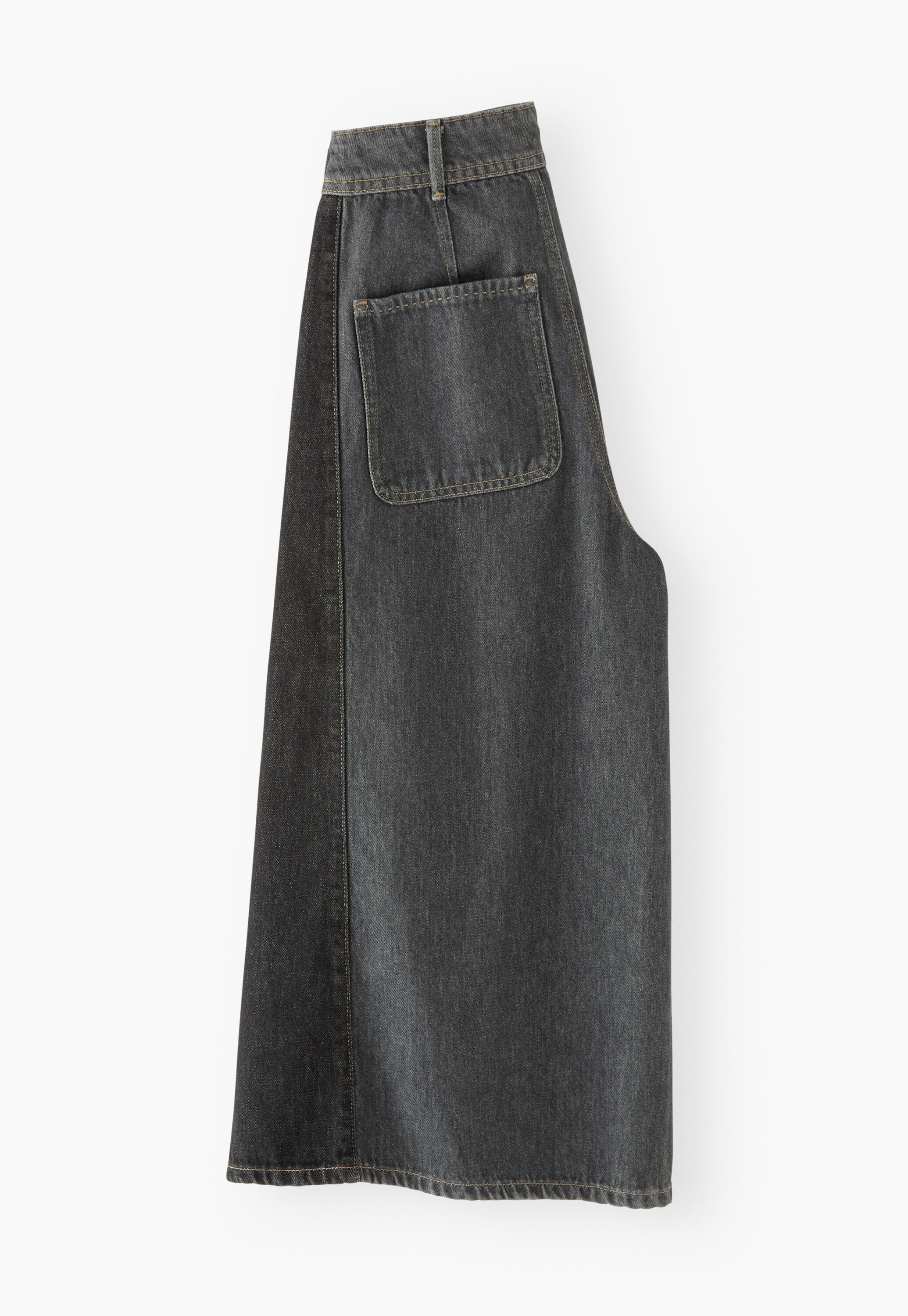 Denim Culottes, Grey wash, large