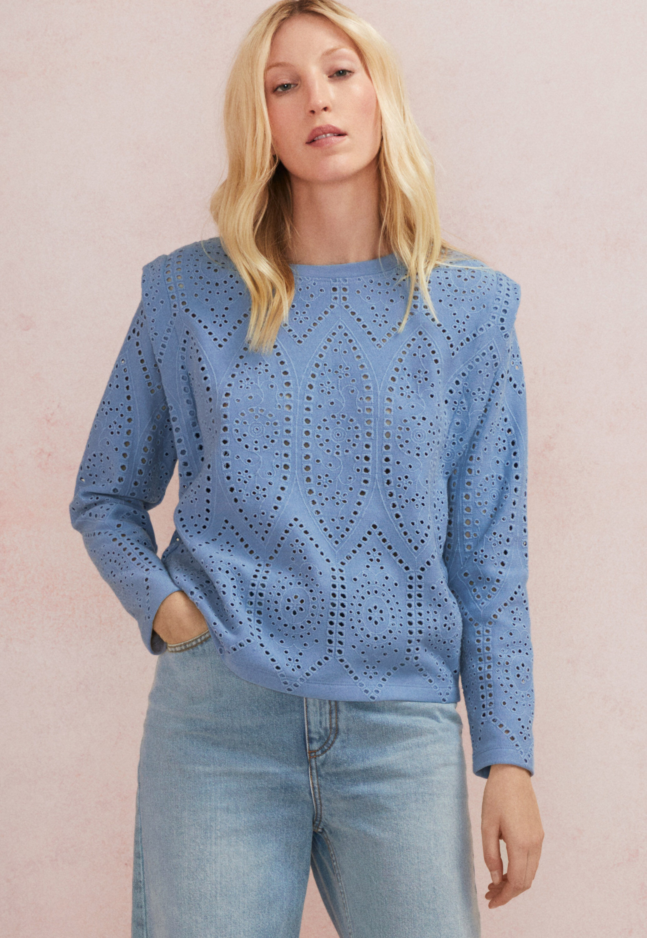 Pintuck blouse