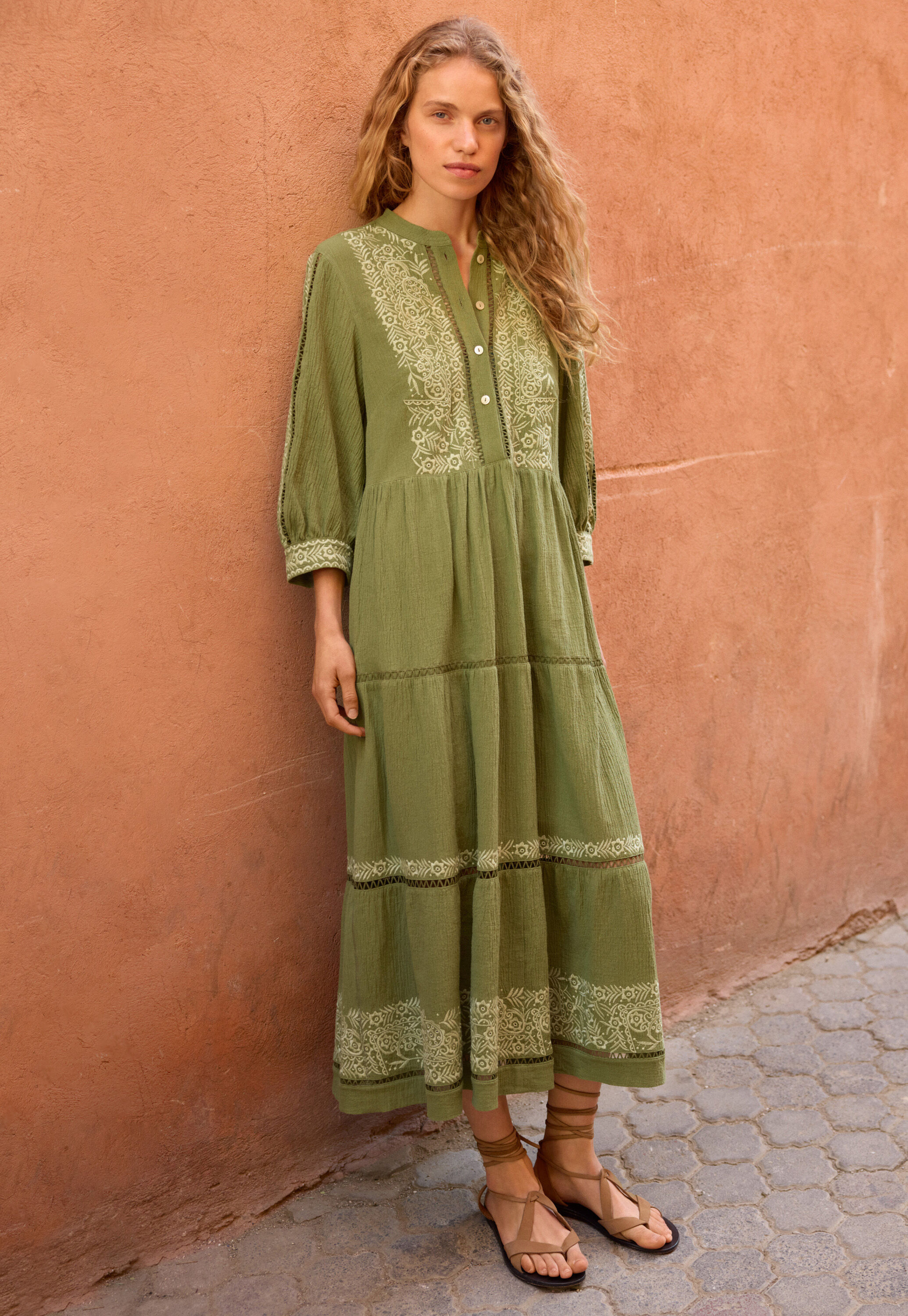 Embroidered dress