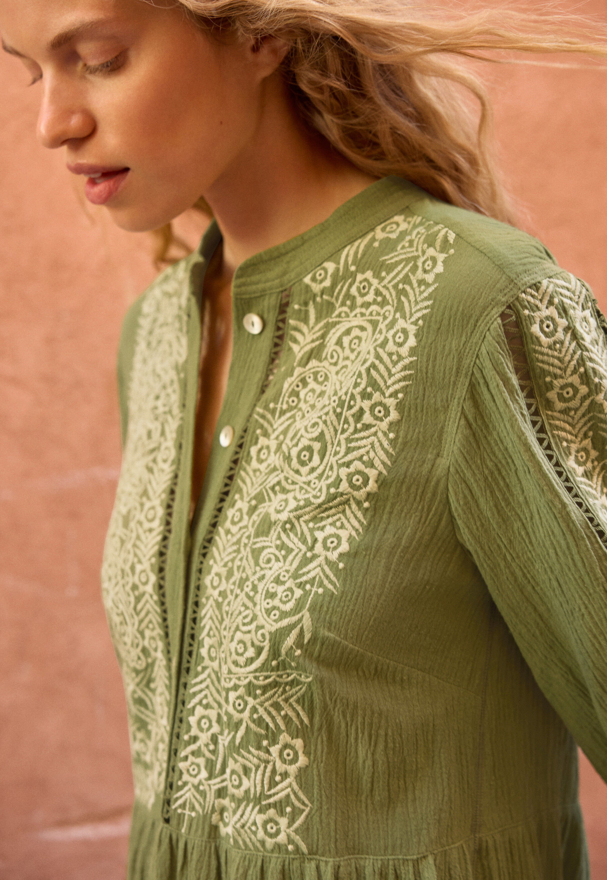 Embroidered dress