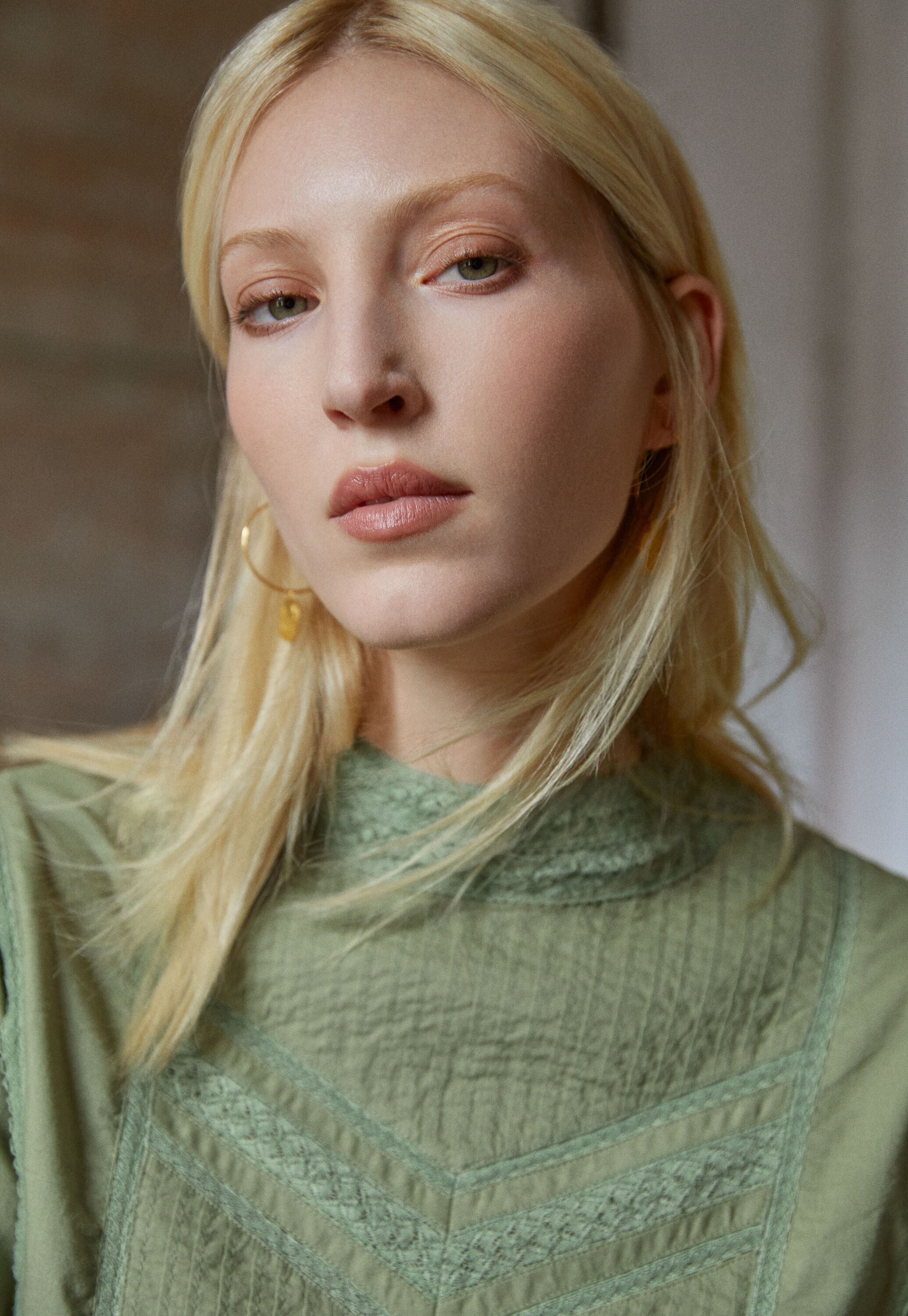Pintuck blouse