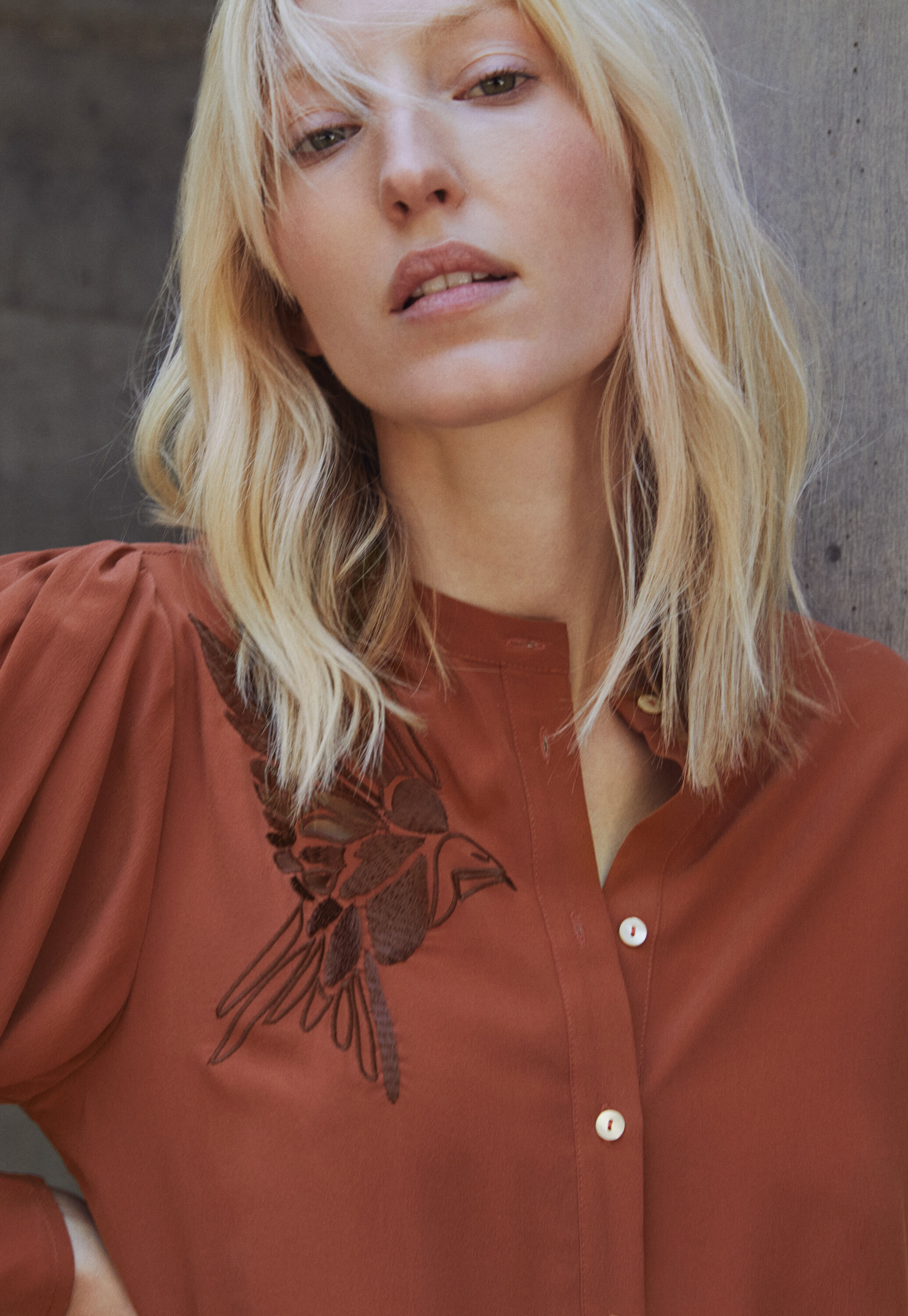Embroidered shirt