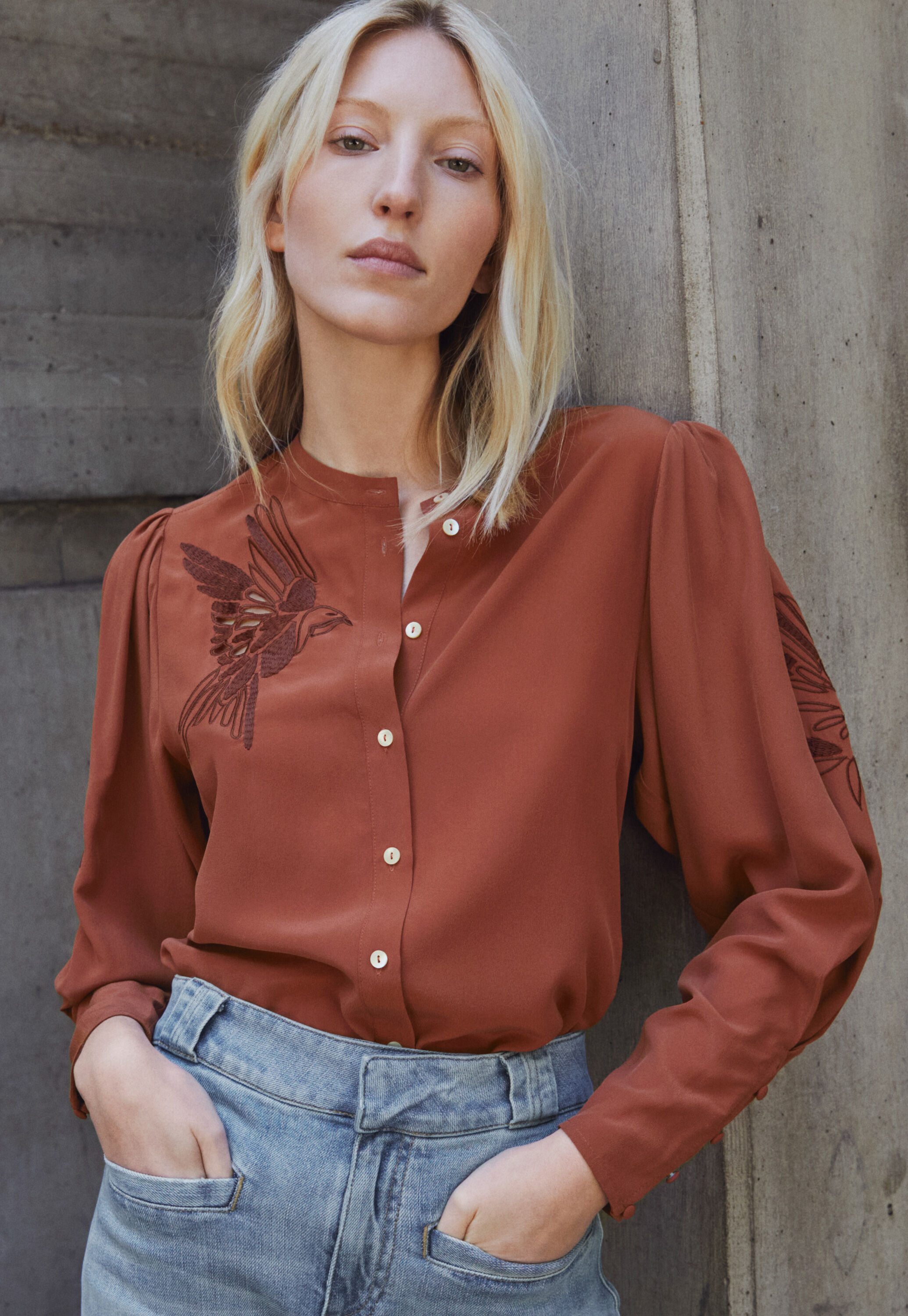 Embroidered shirt