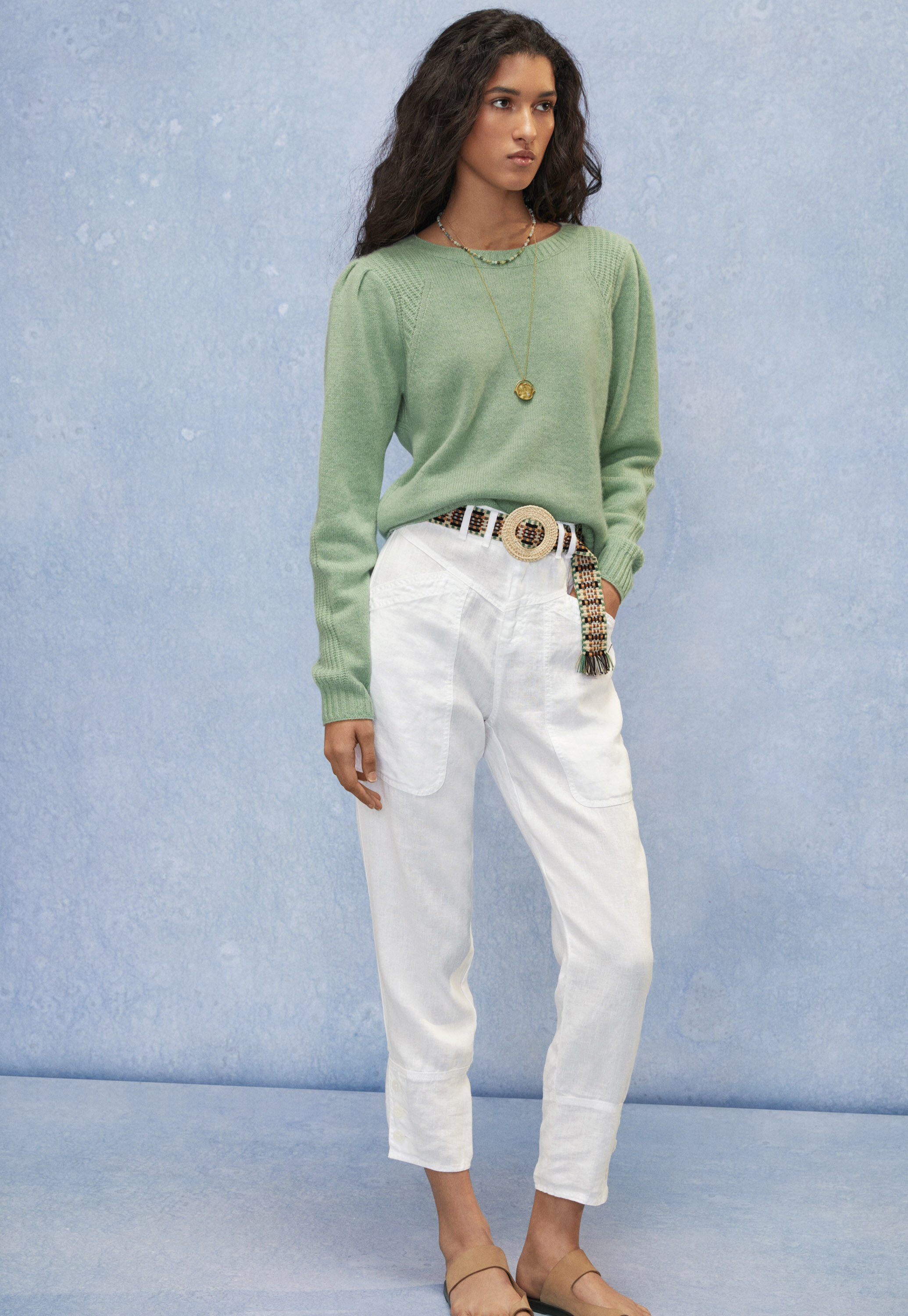 Cropped trousers