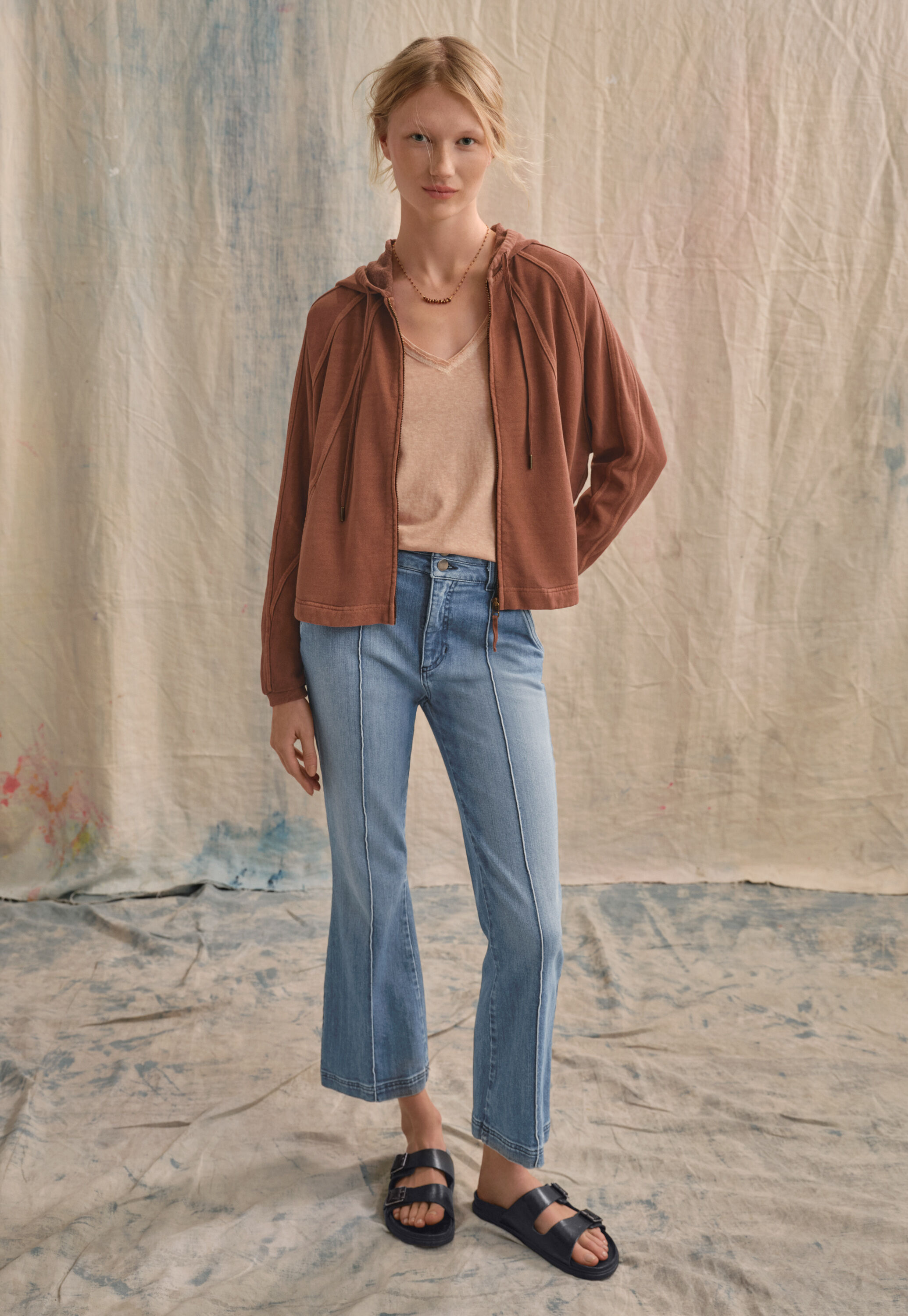 Kick-flare jeans