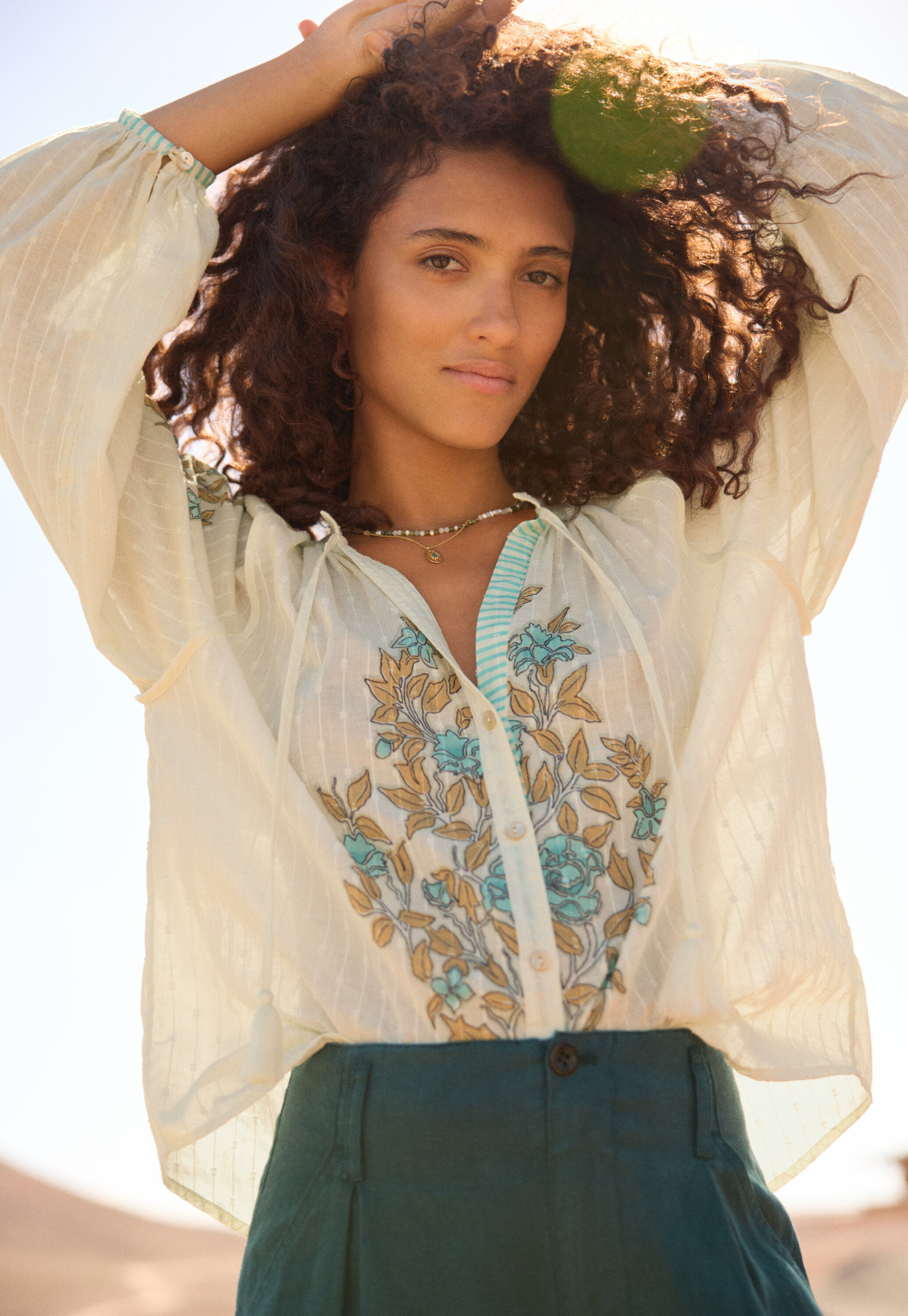 Embroidered blouse