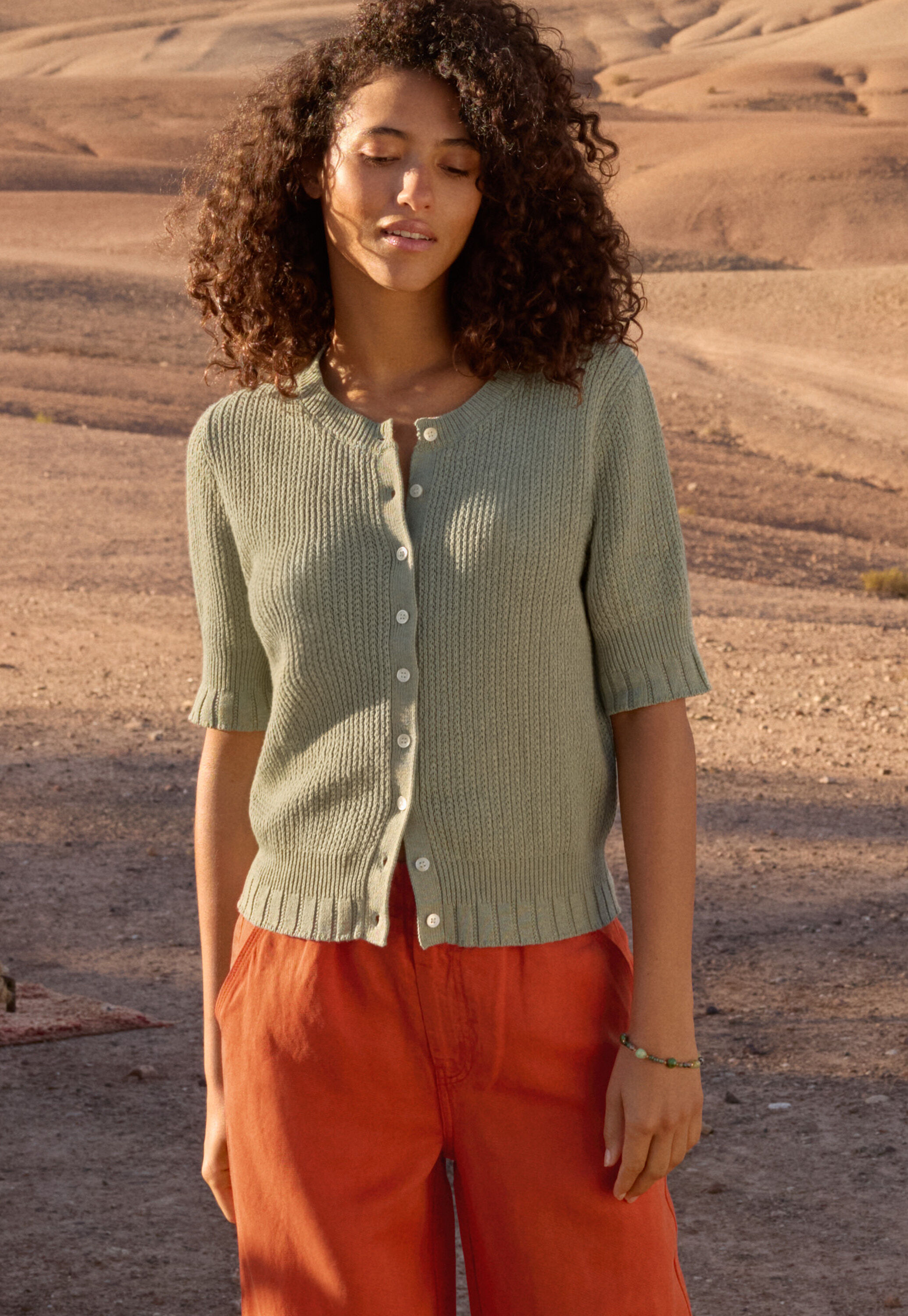 Tuck-stitch sweater