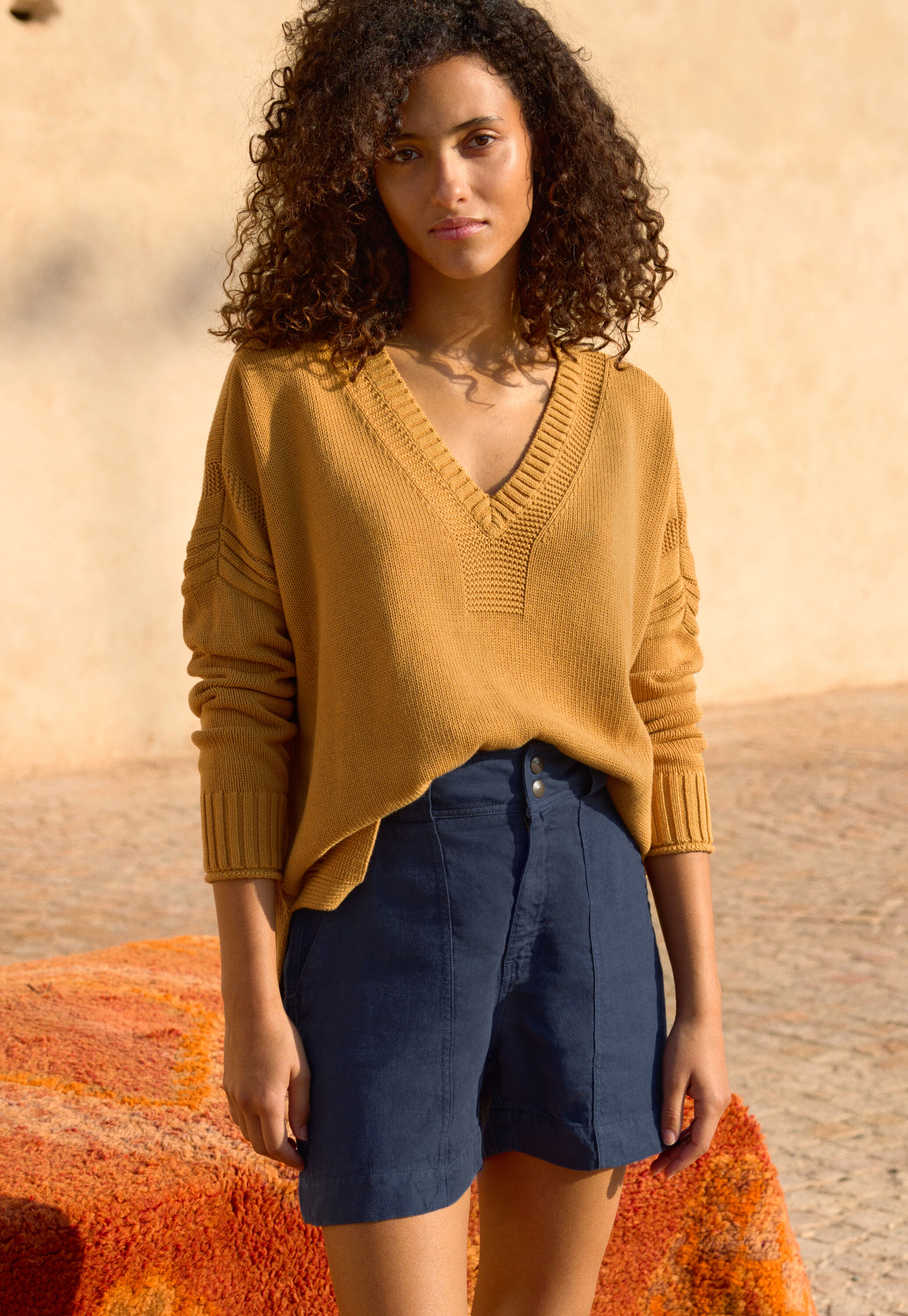 V-neck sweater