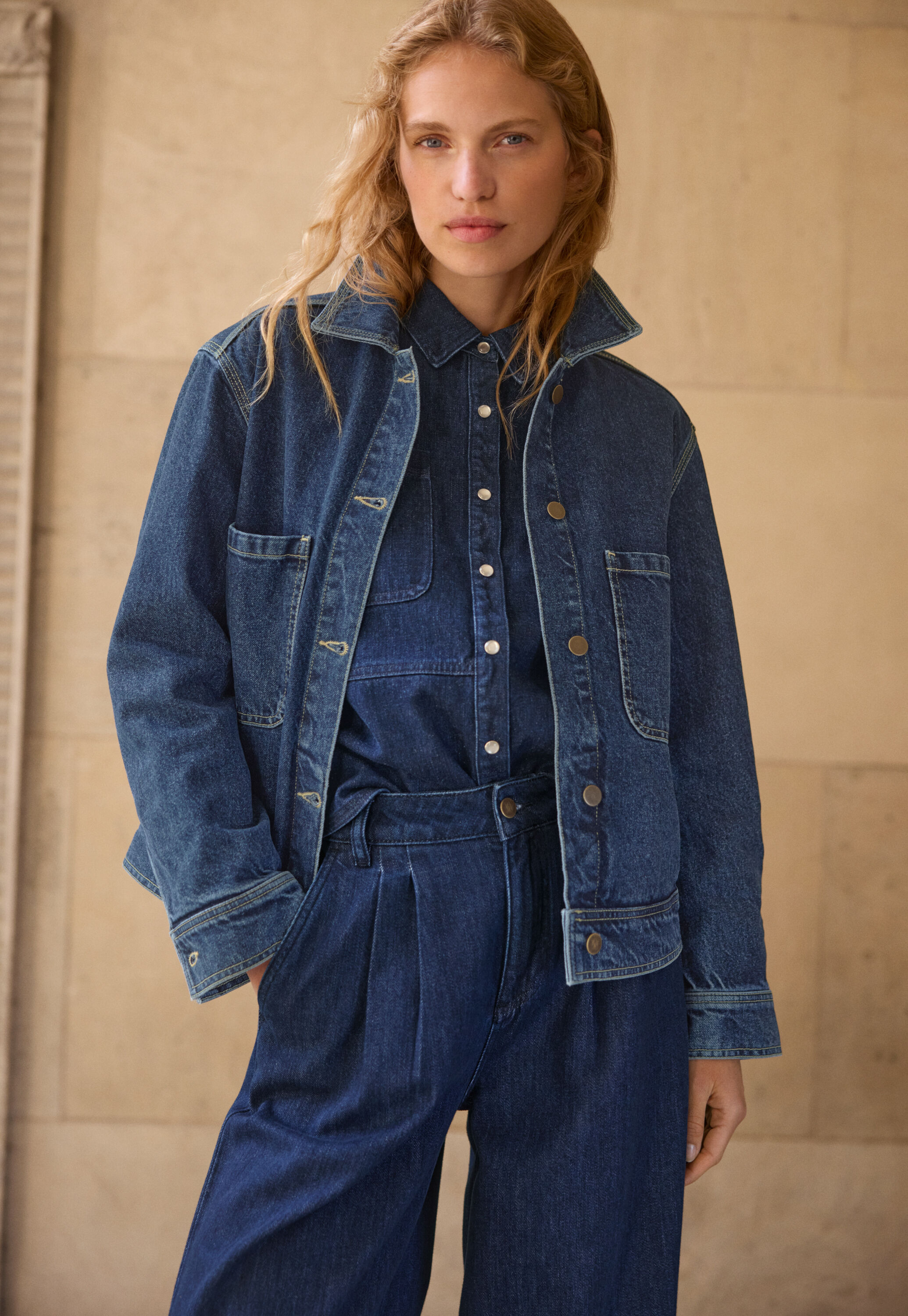 Boxy denim jacket