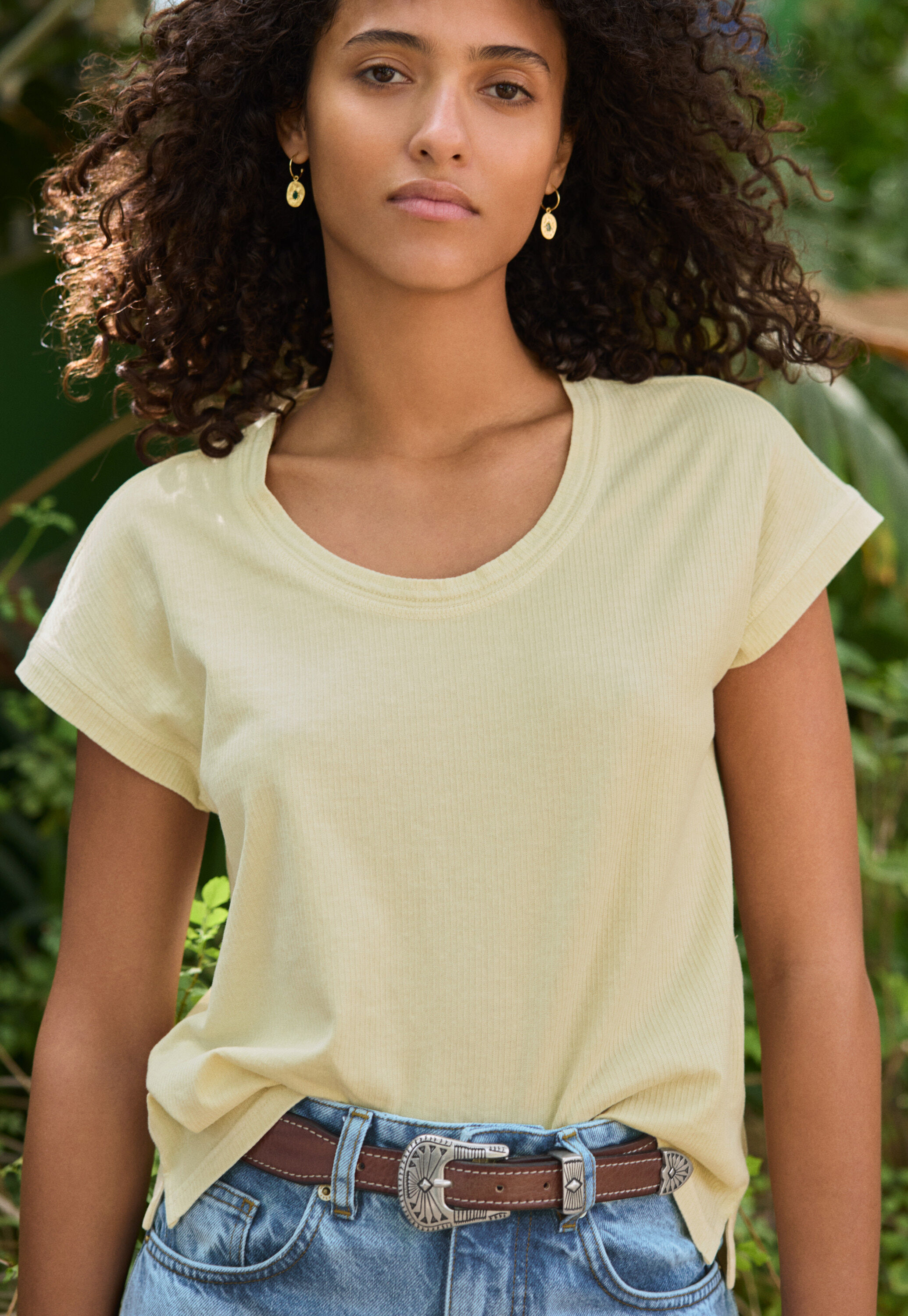 Rib T-shirt