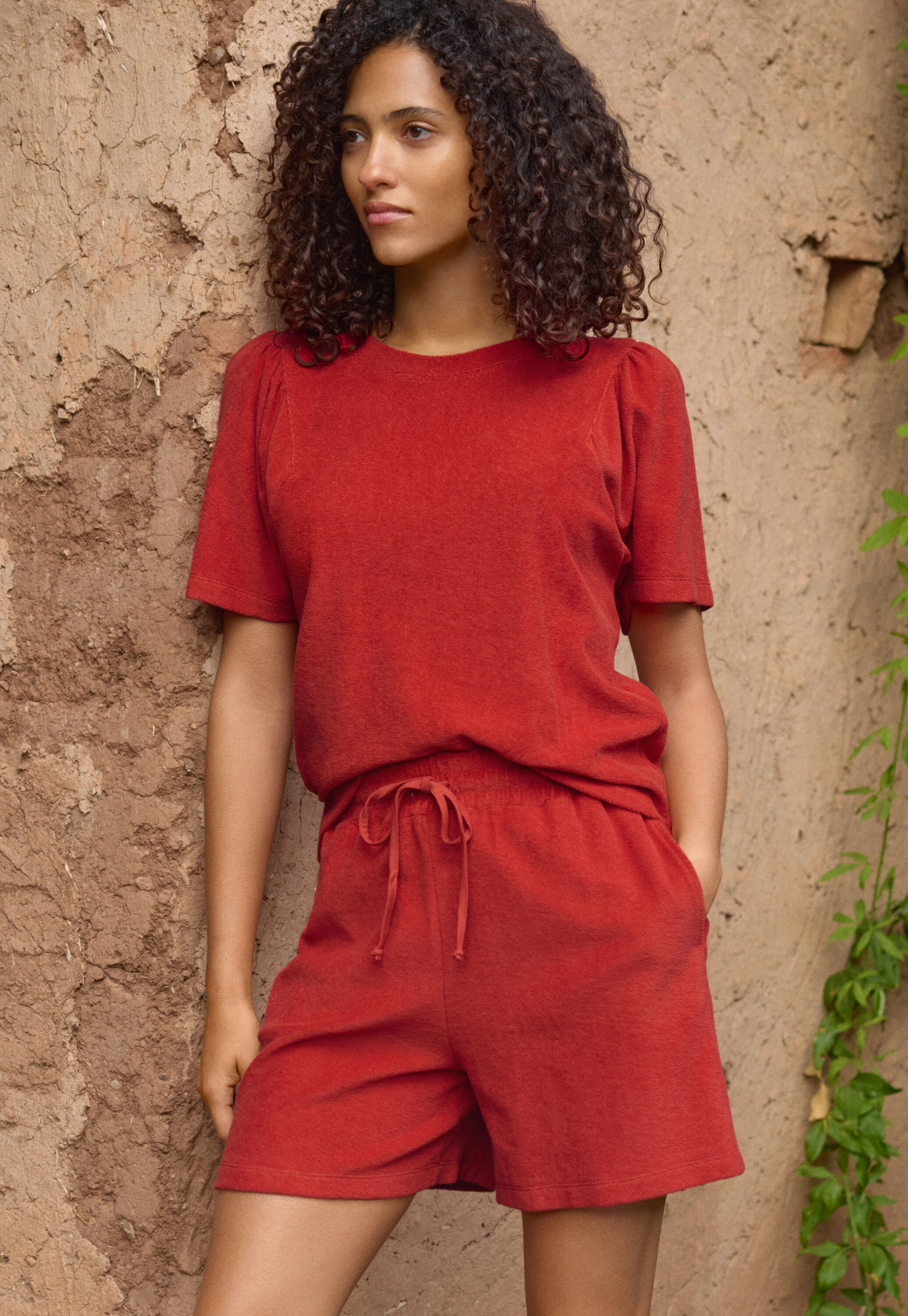 Towelling shorts
