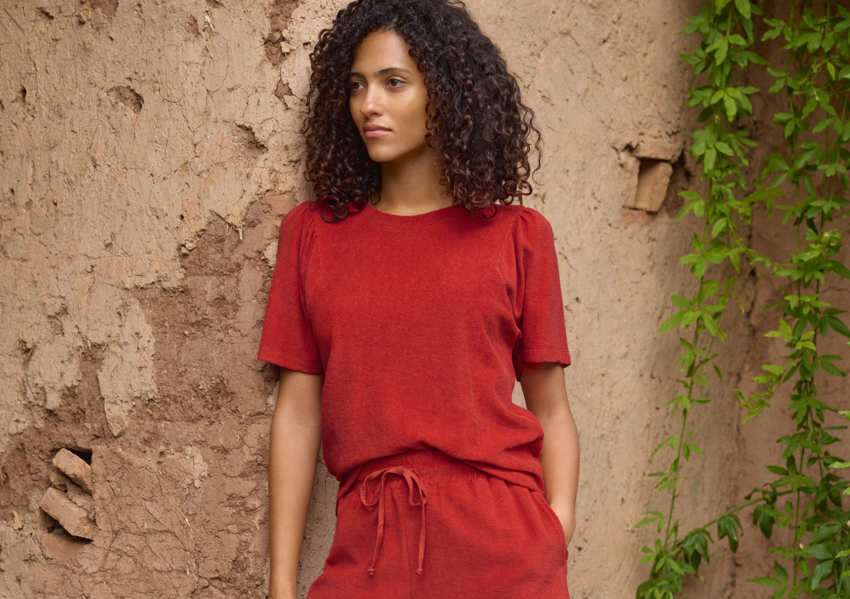 Towelling top