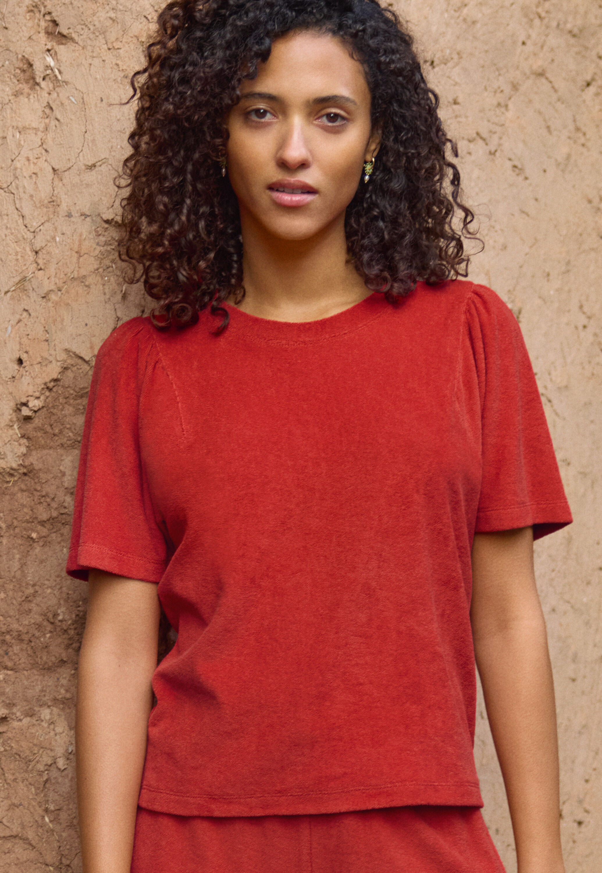 Towelling top