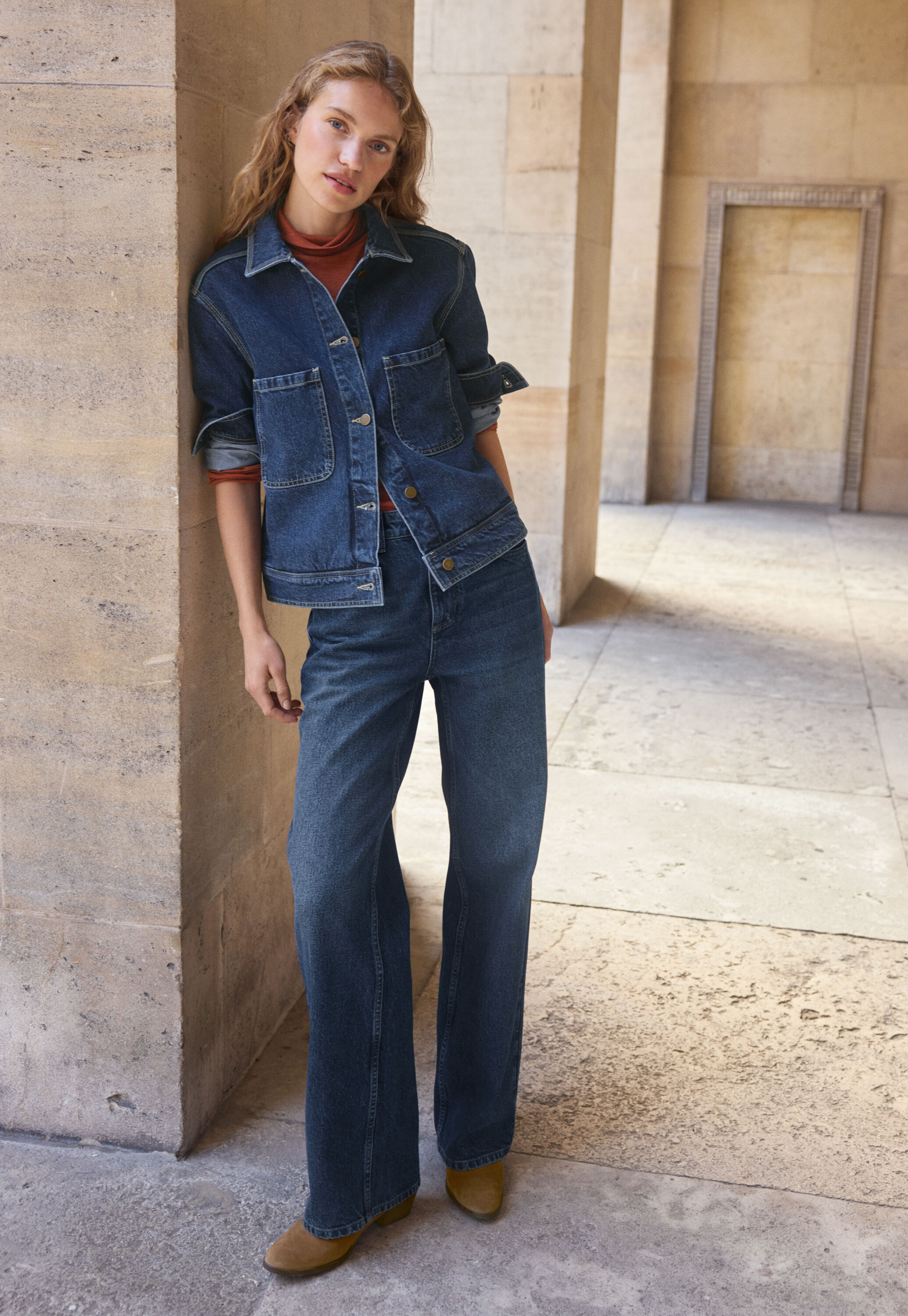 Boxy denim jacket