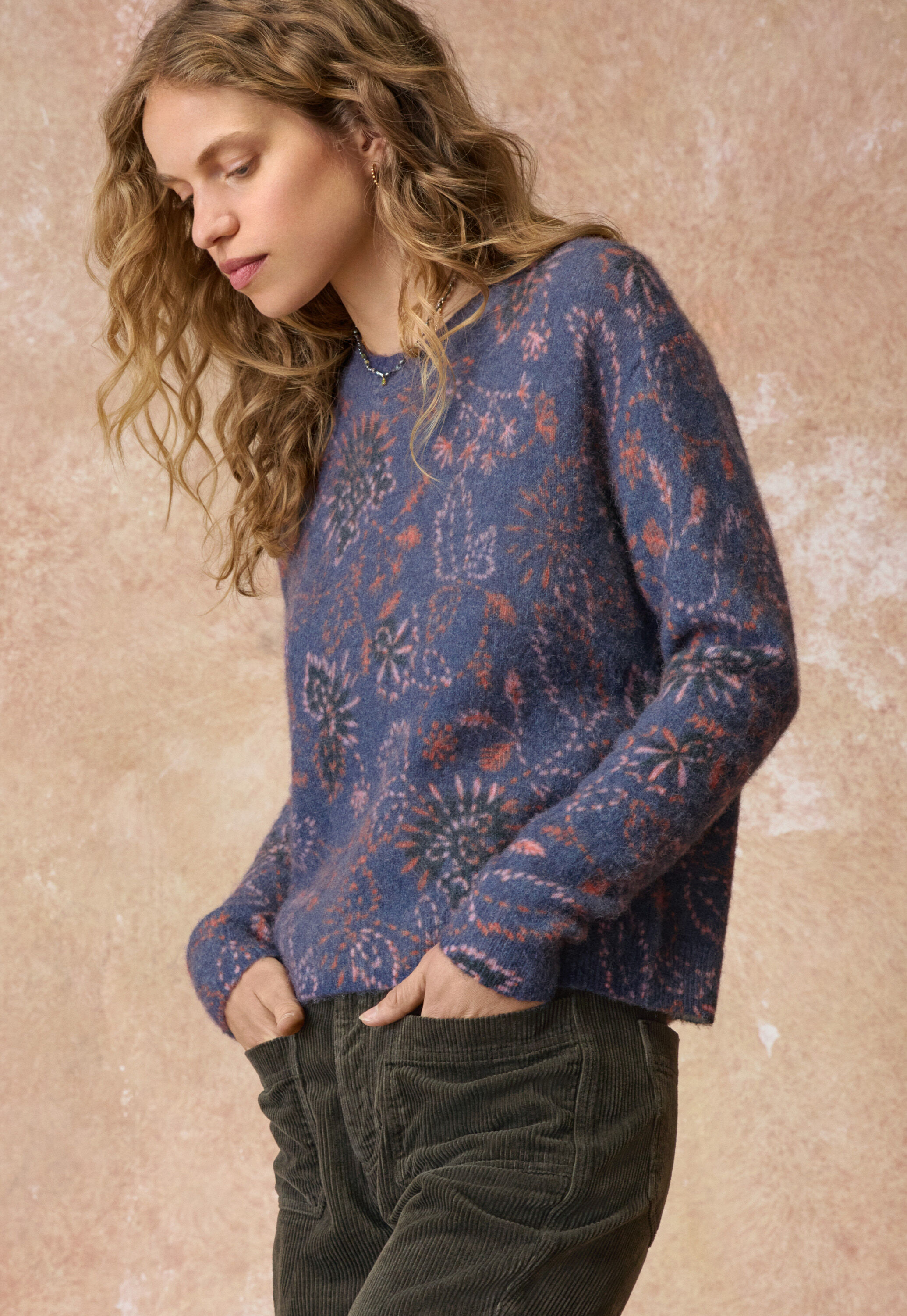 Printed sweater