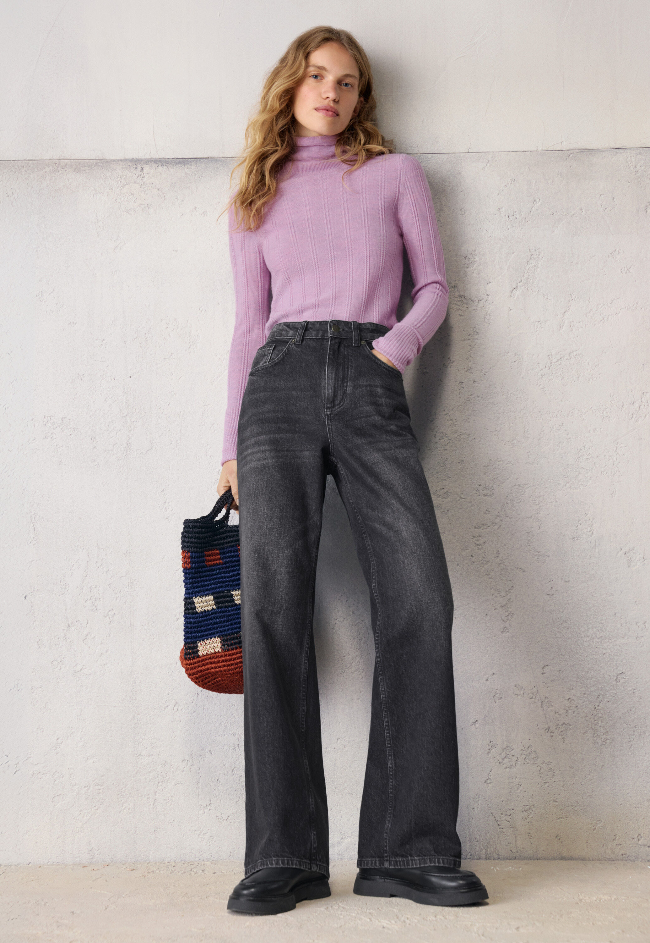 Roll-neck sweater