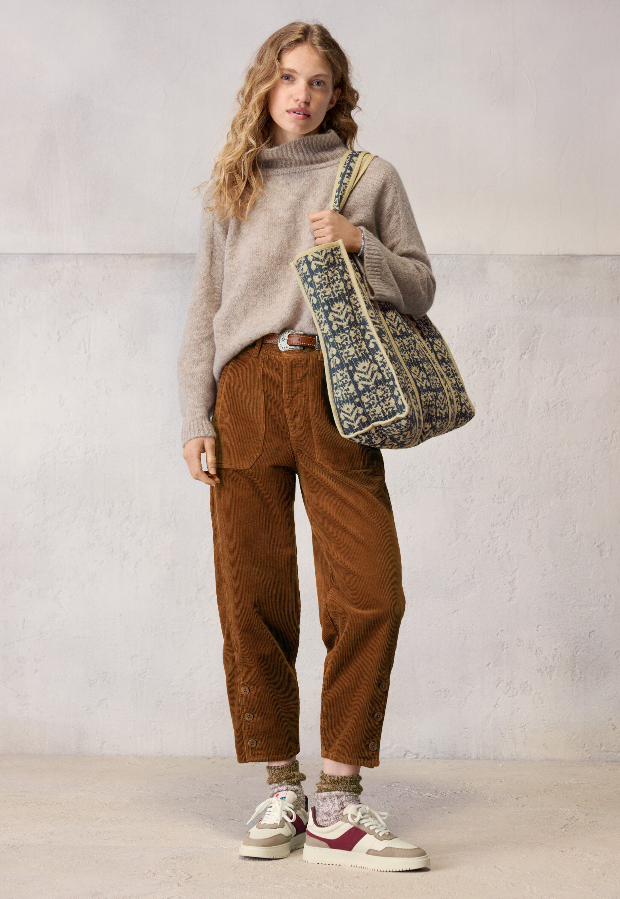 High-neck sweater