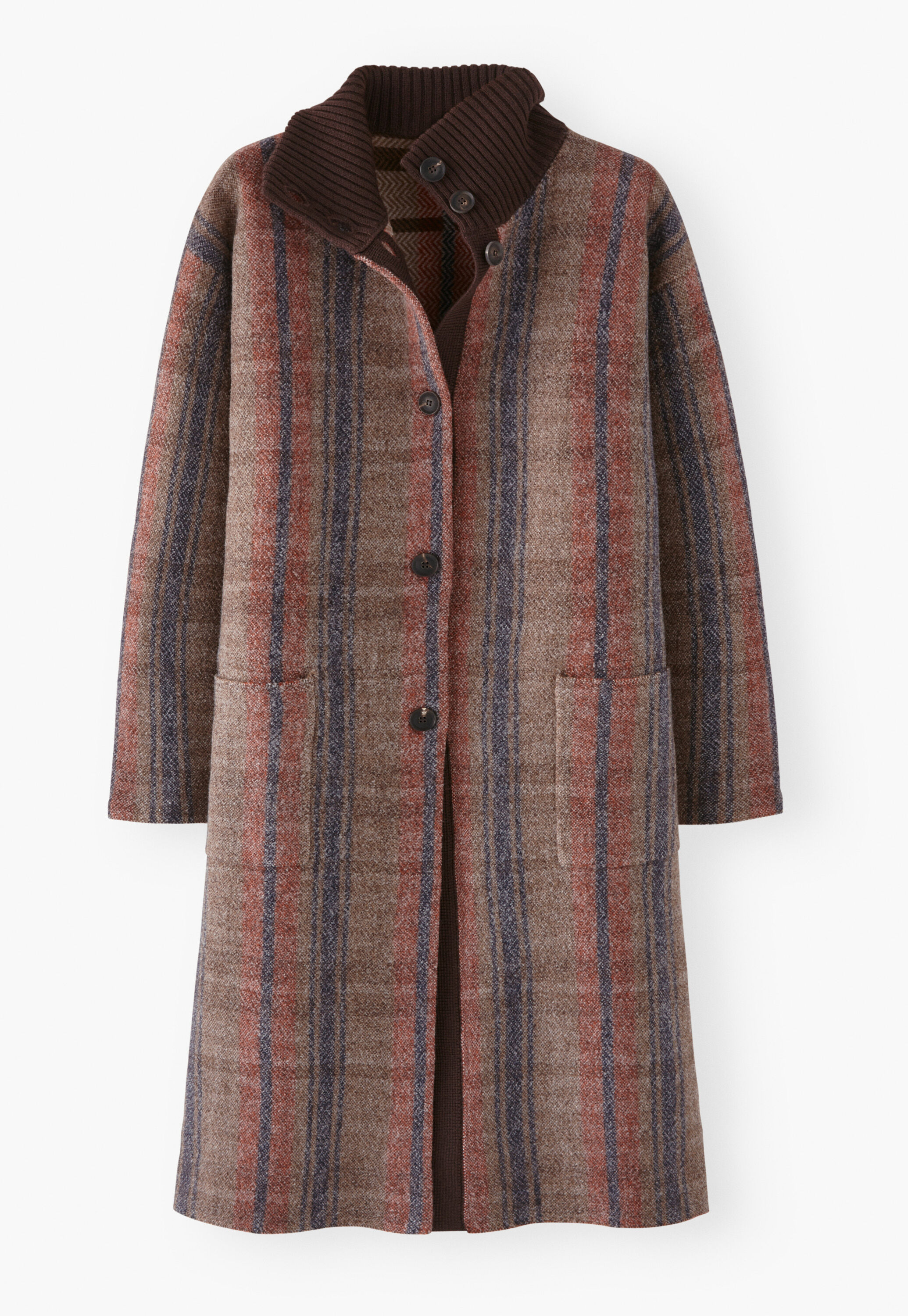Stripe coat, Brown chilli, large